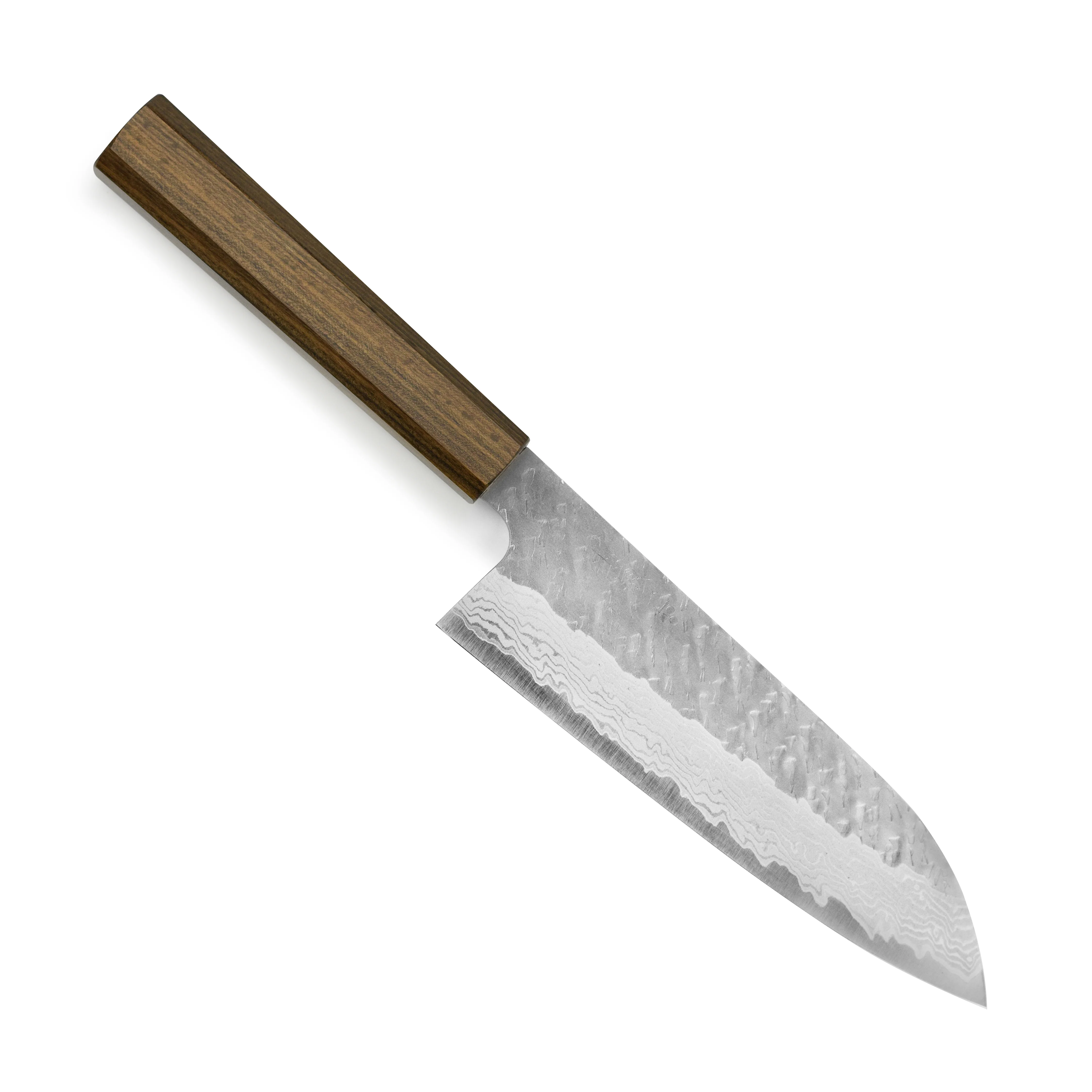 Nigara VG10 Tsuchime Damascus 7" Santoku - Image 4