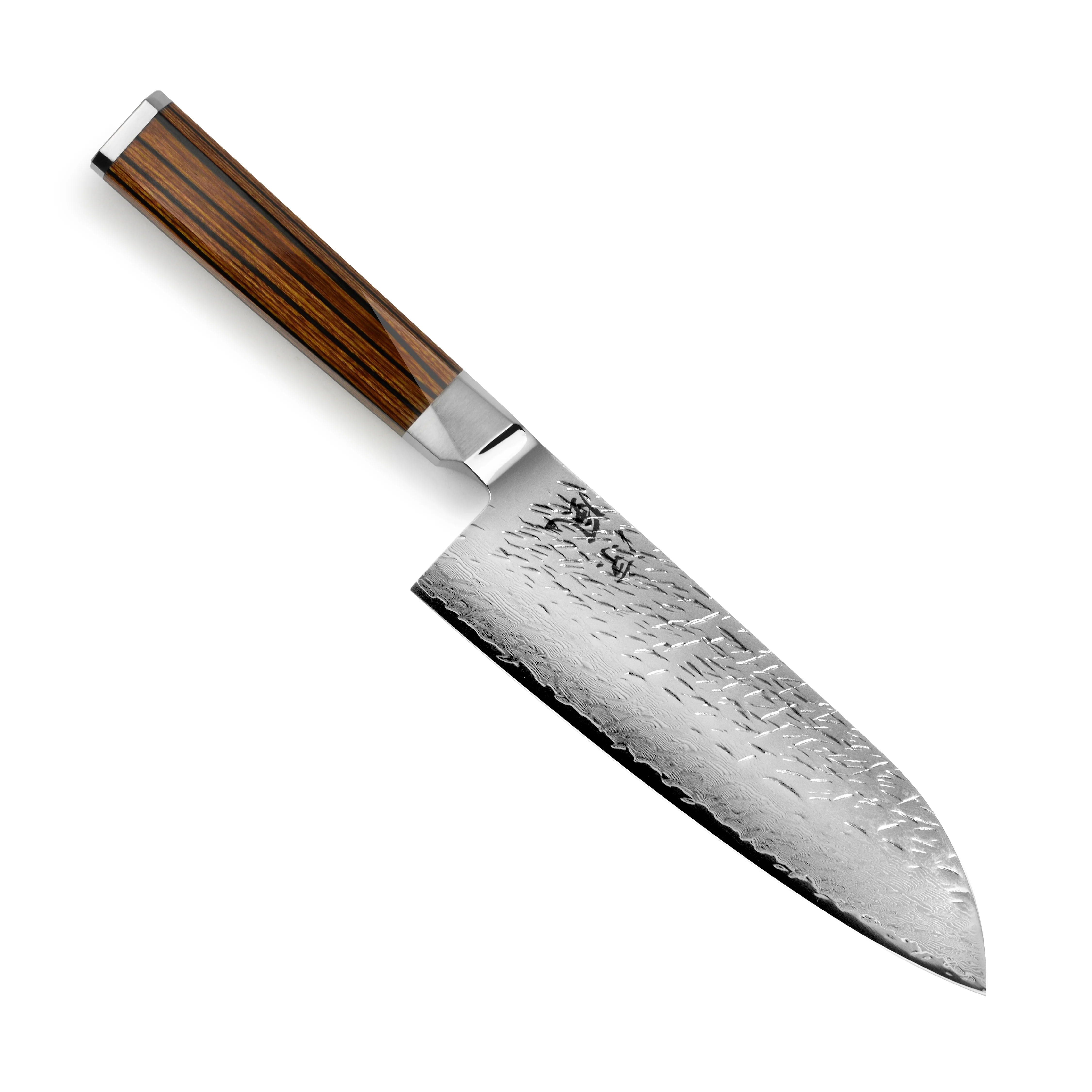 Ono Suzukaze SG2 Damascus 7" Santoku Knife - Image 9