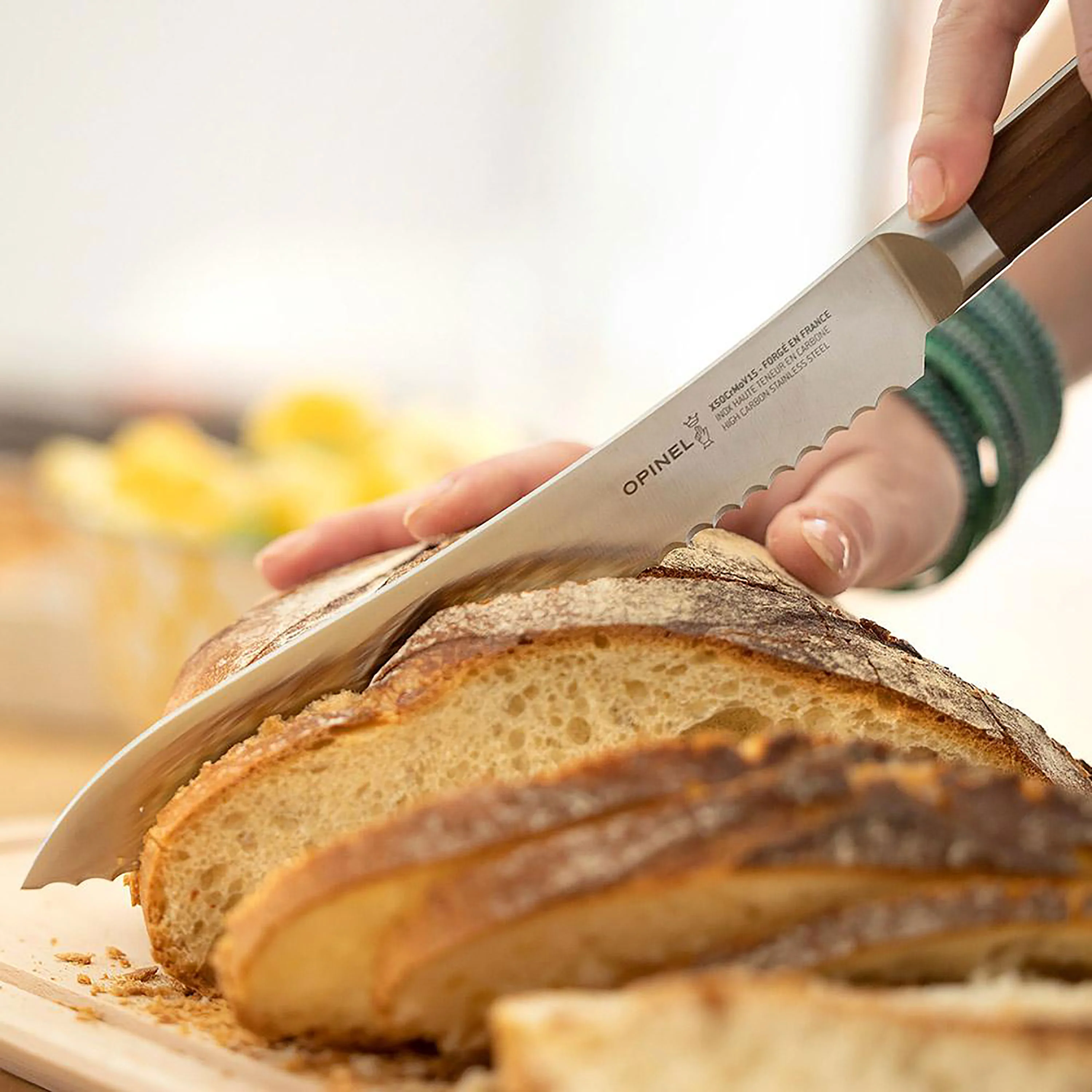 Opinel Forged 1890 8" Bread Knife - Image 10