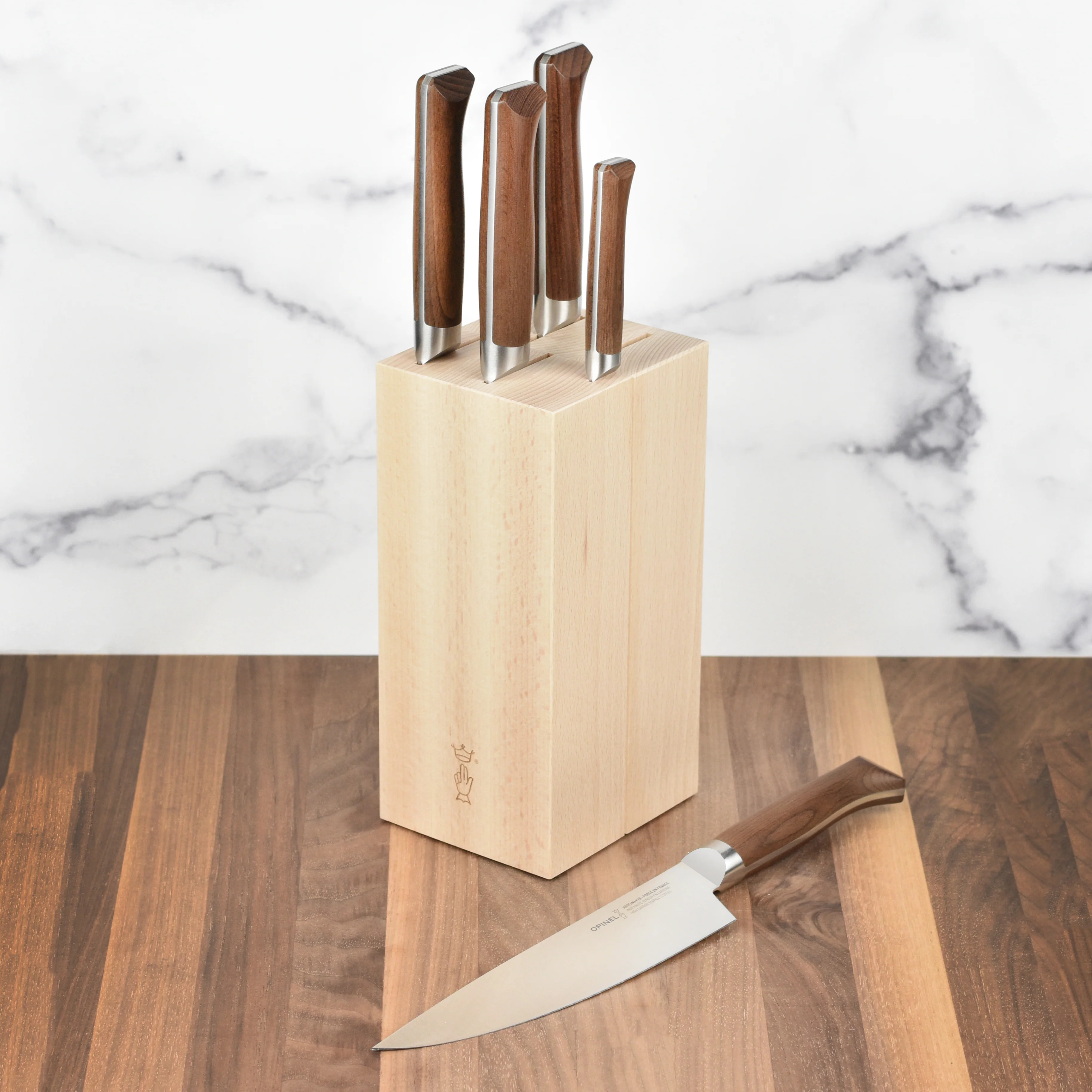 Opinel Forged 1890 6 Piece Knife Block Set - Image 3
