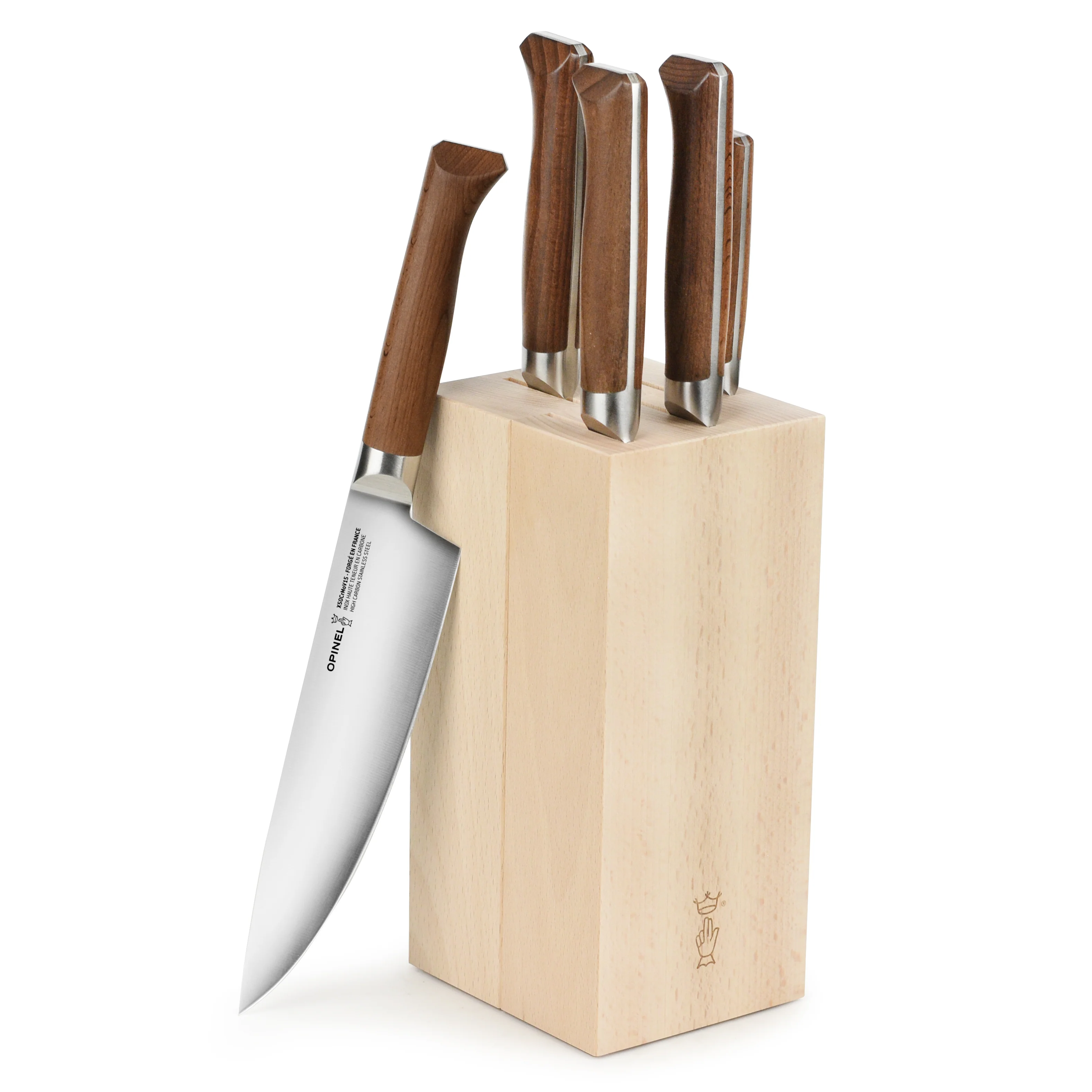 Opinel Forged 1890 6 Piece Knife Block Set - Image 7