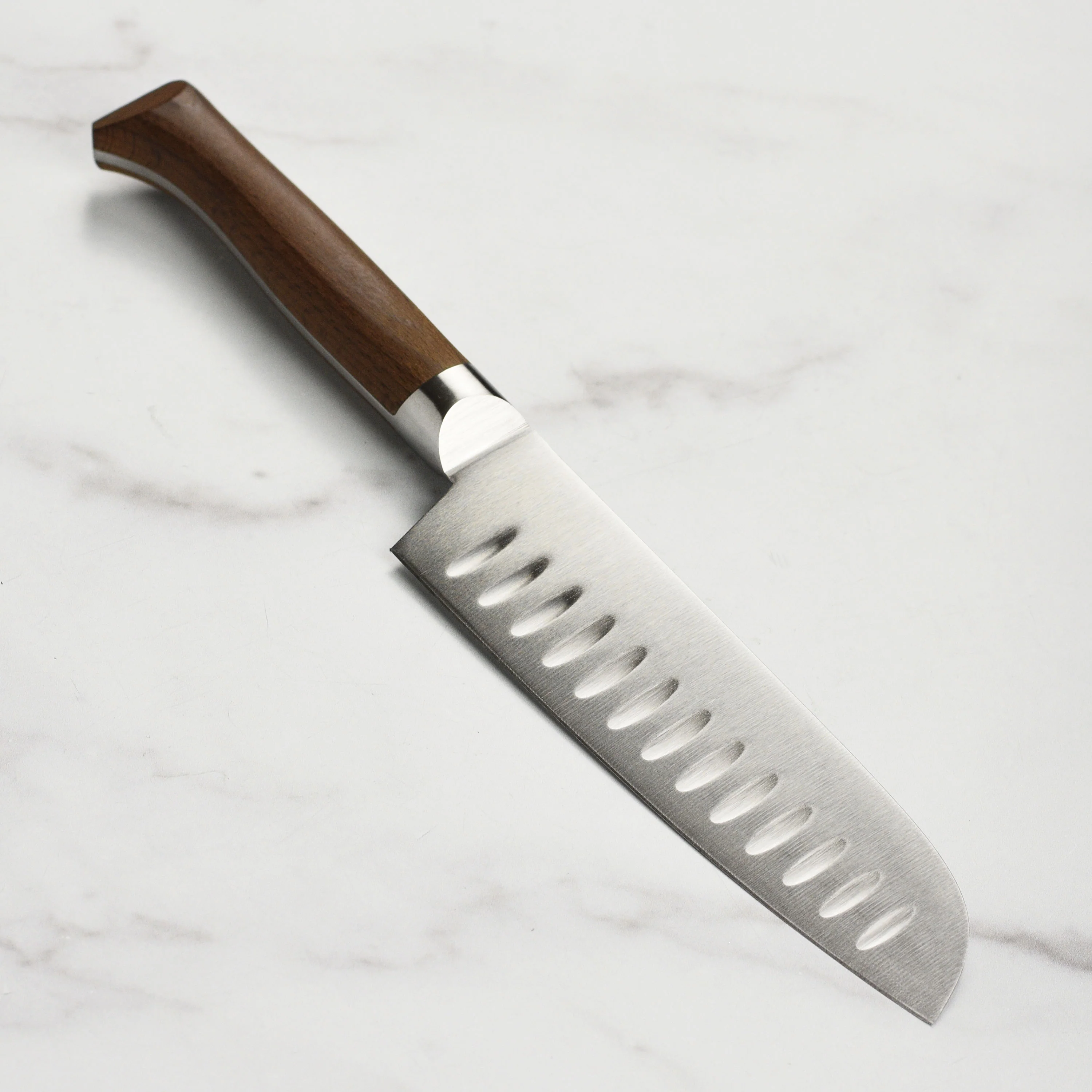 Opinel Forged 1890 7" Hollow Edge Santoku Knife - Image 8