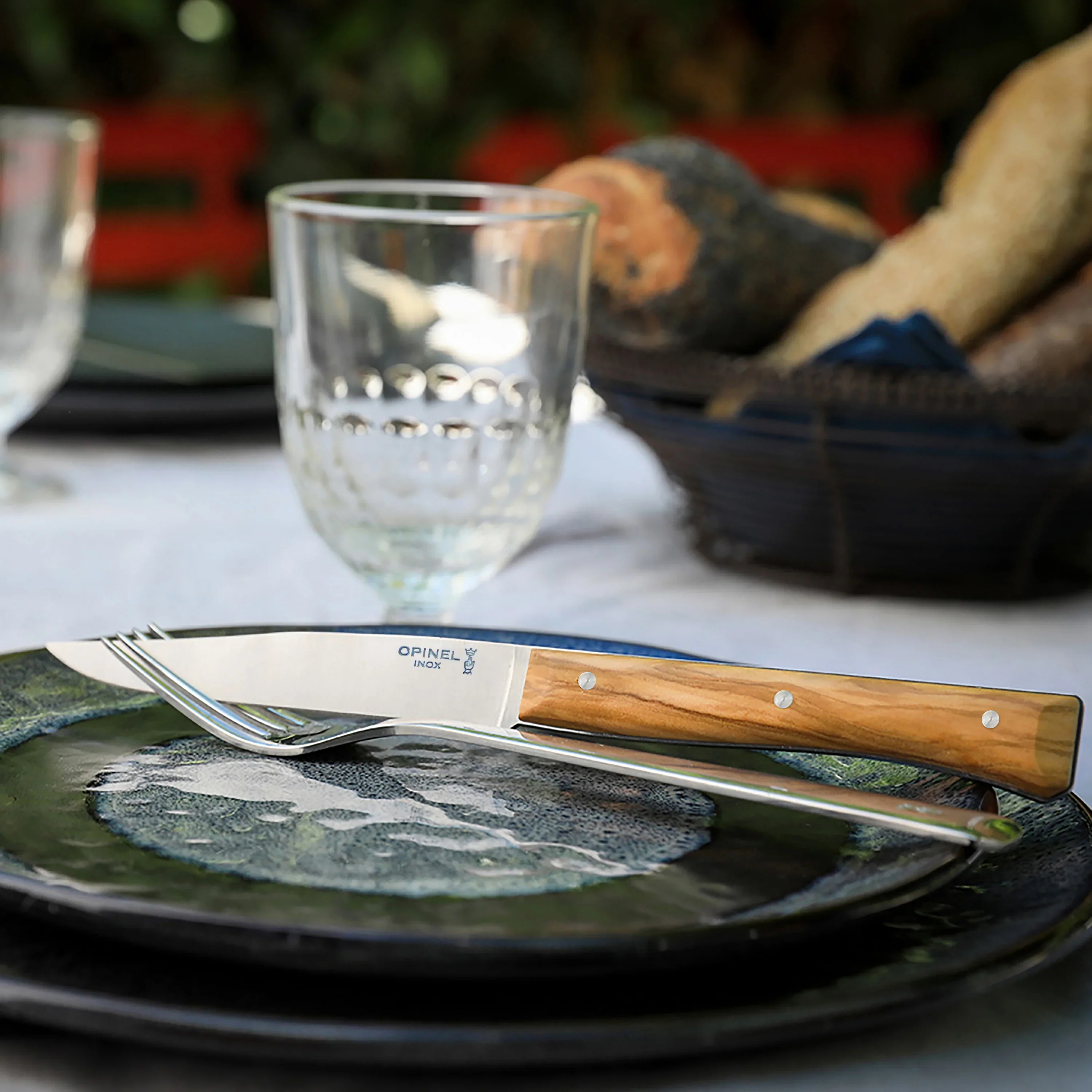 Opinel 4 Piece Mixed Facette Steak Knife Set - Image 3