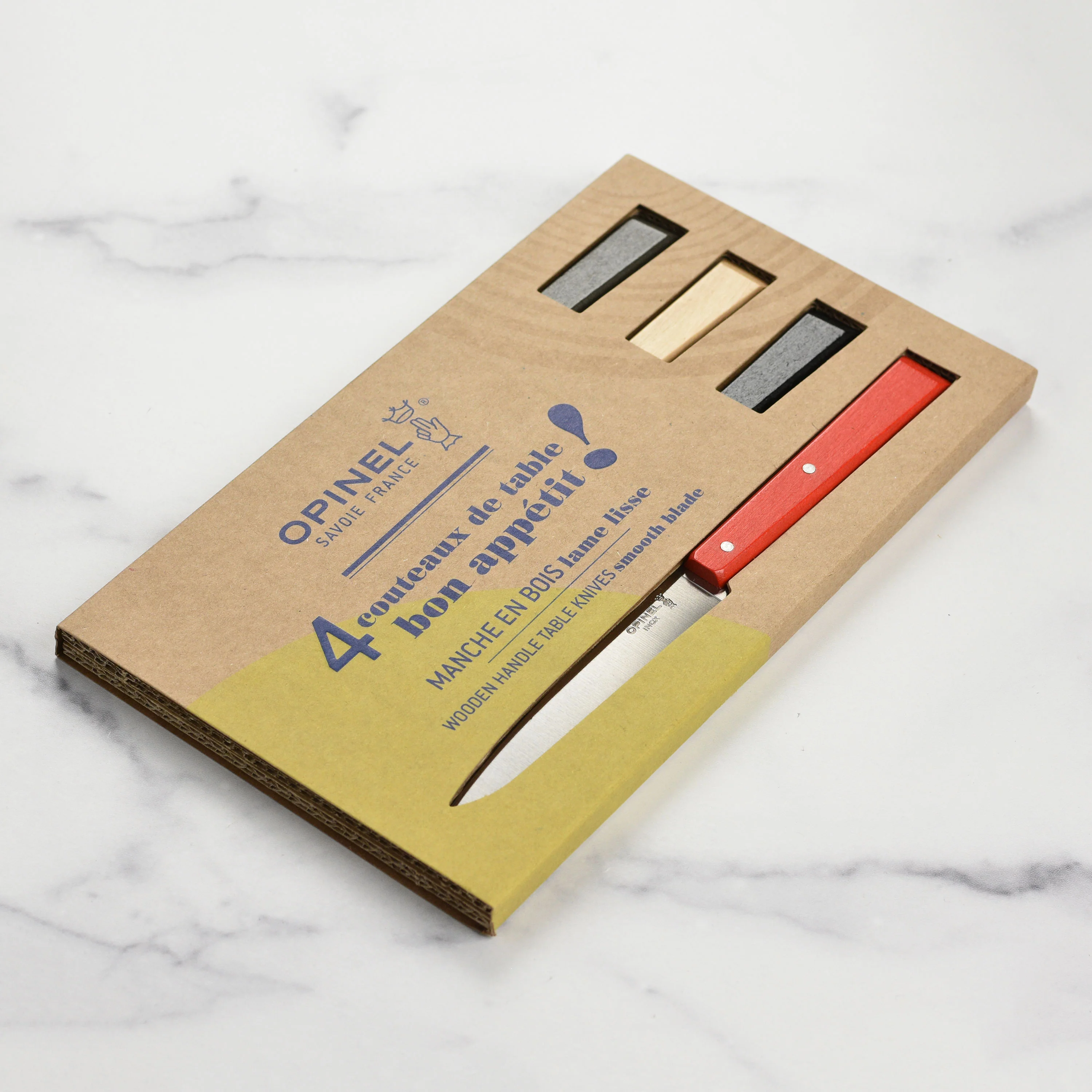 Opinel 4 Piece Loft Colors Steak Knife Set - Image 7