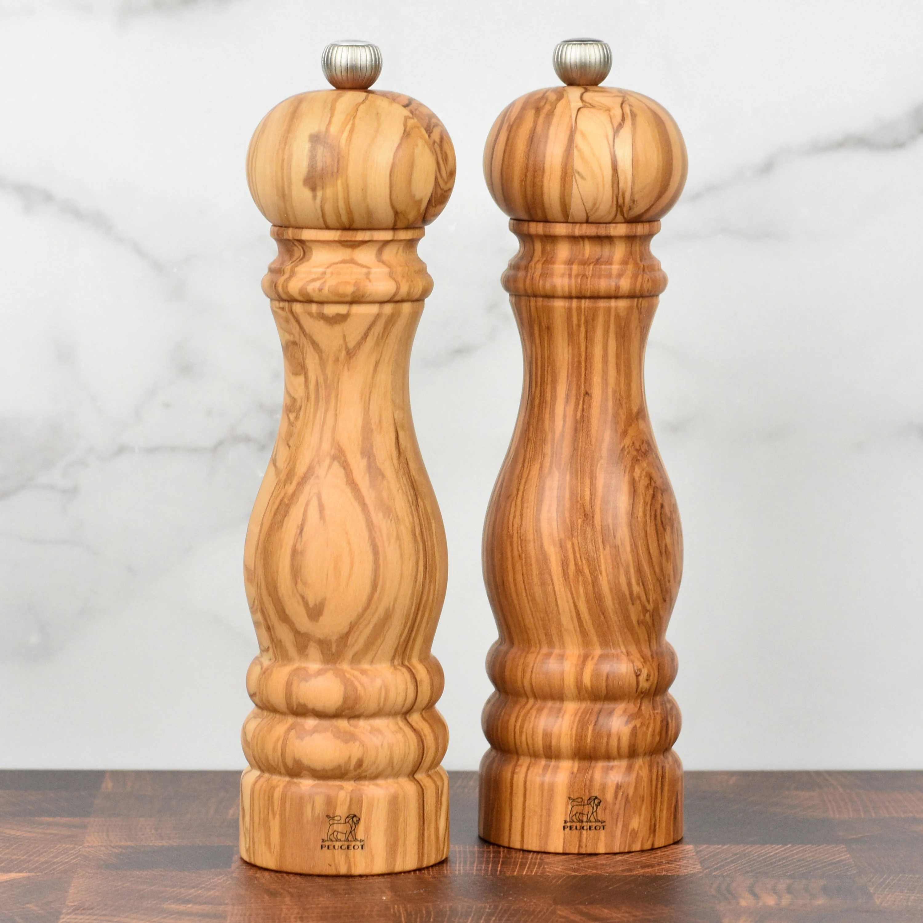 Peugeot Paris Olivewood 8.75" Salt & Pepper Mill Set