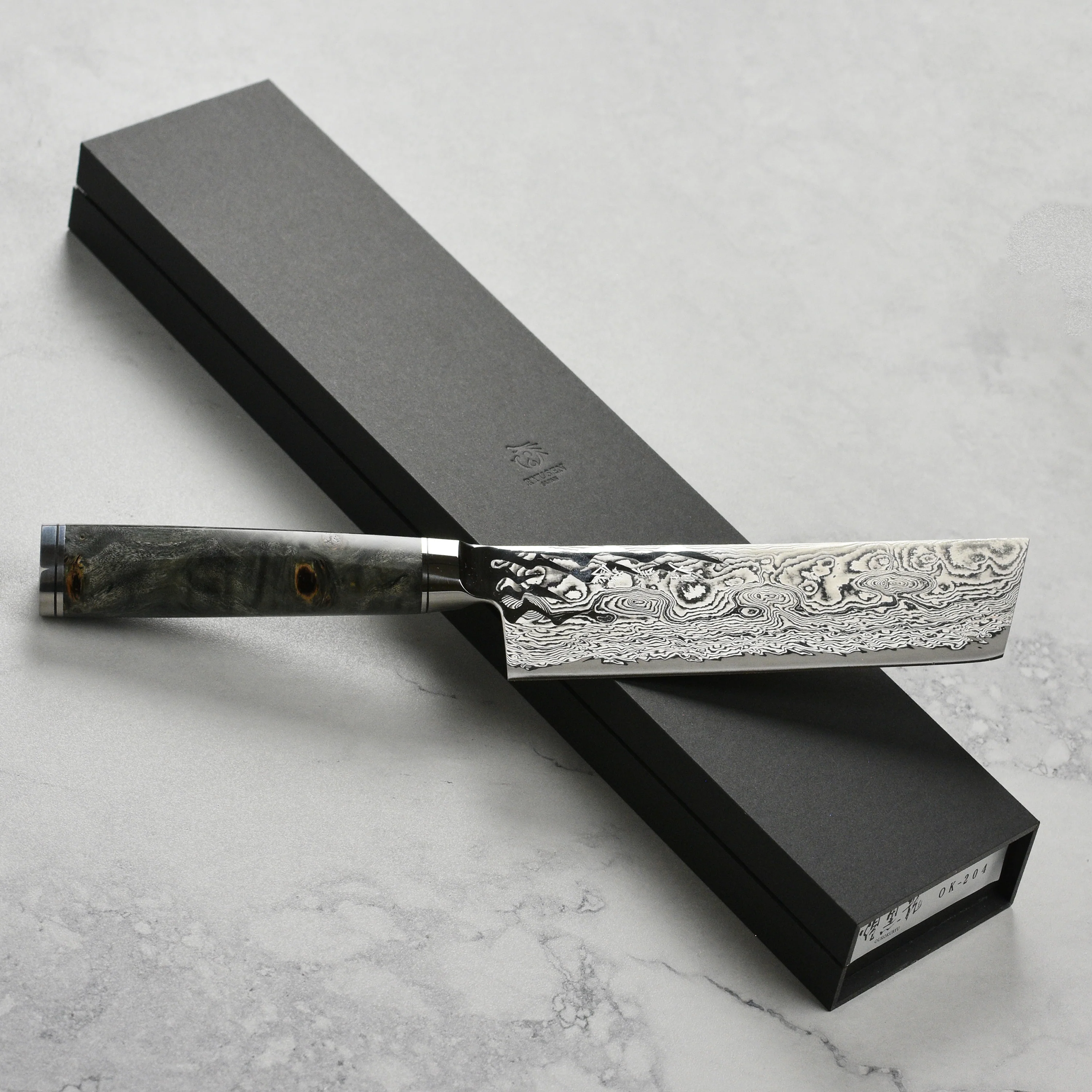 Ryusen Oukoku Ryu MT 6.1" Nakiri - Image 7