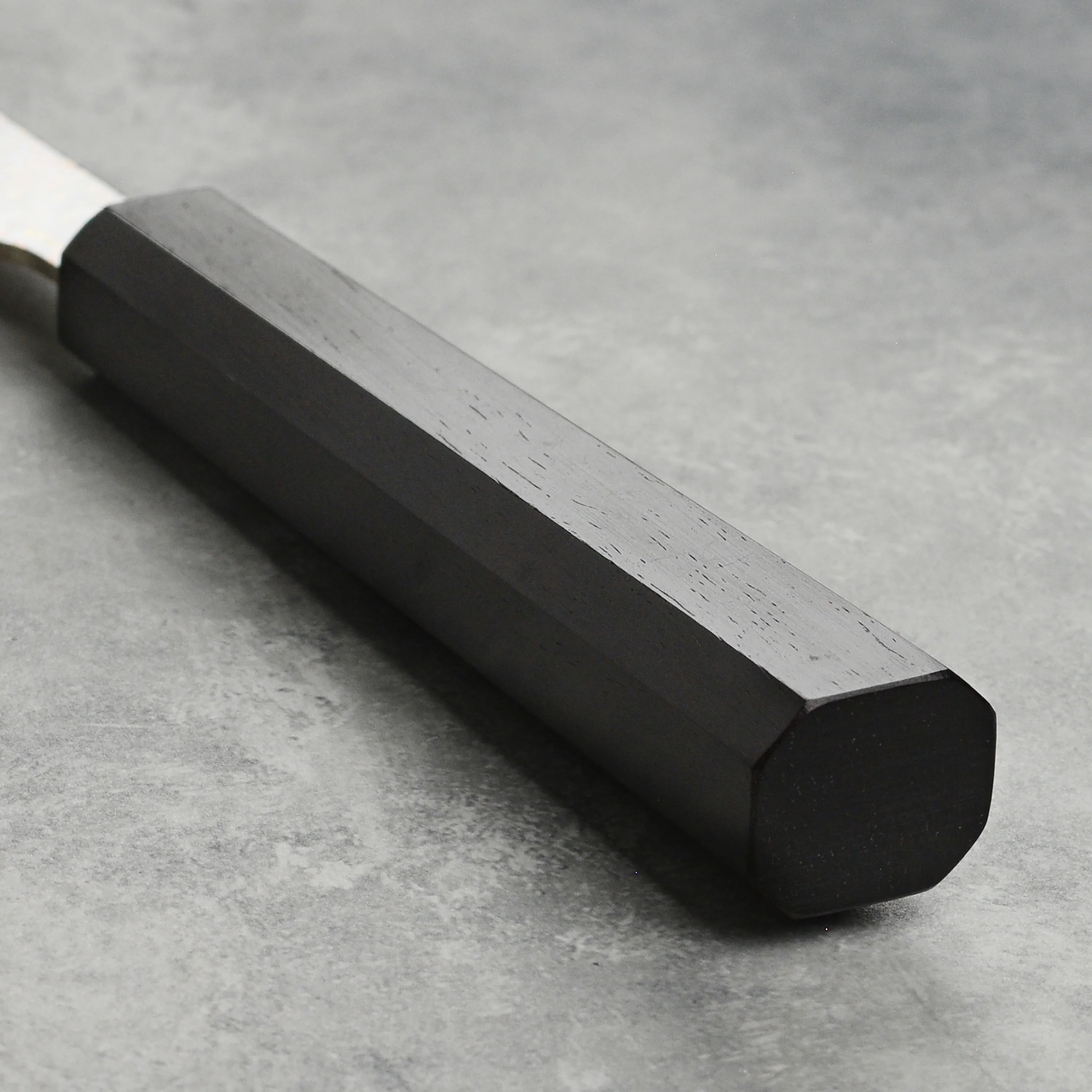 Saji Rainbow Damascus 8.25" Gyuto, Ebony - Image 2