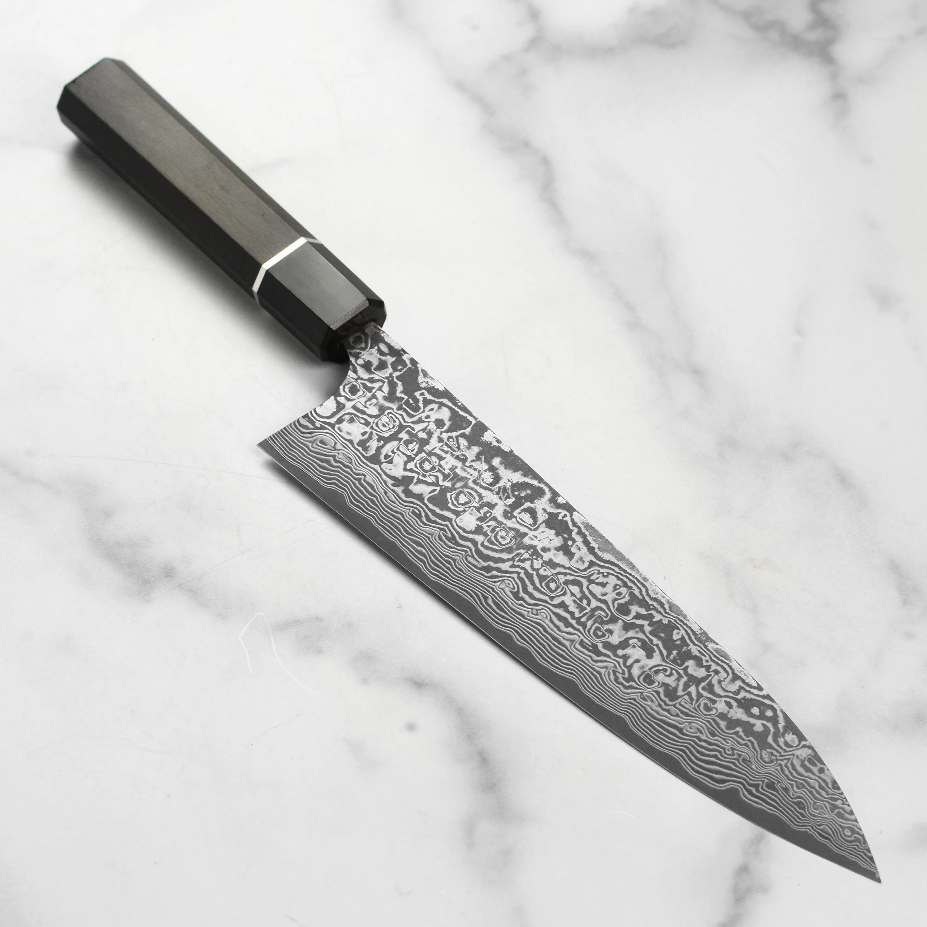 Saji SG2 Black Damascus 8.25" Gyuto, Ebony