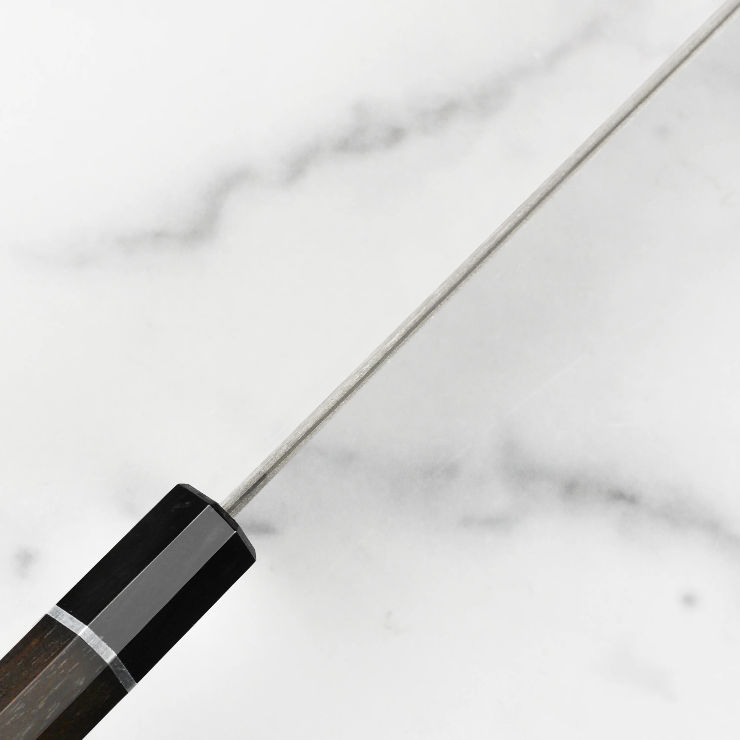 Saji SG2 Black Damascus 8.25" Gyuto, Ebony - Image 3