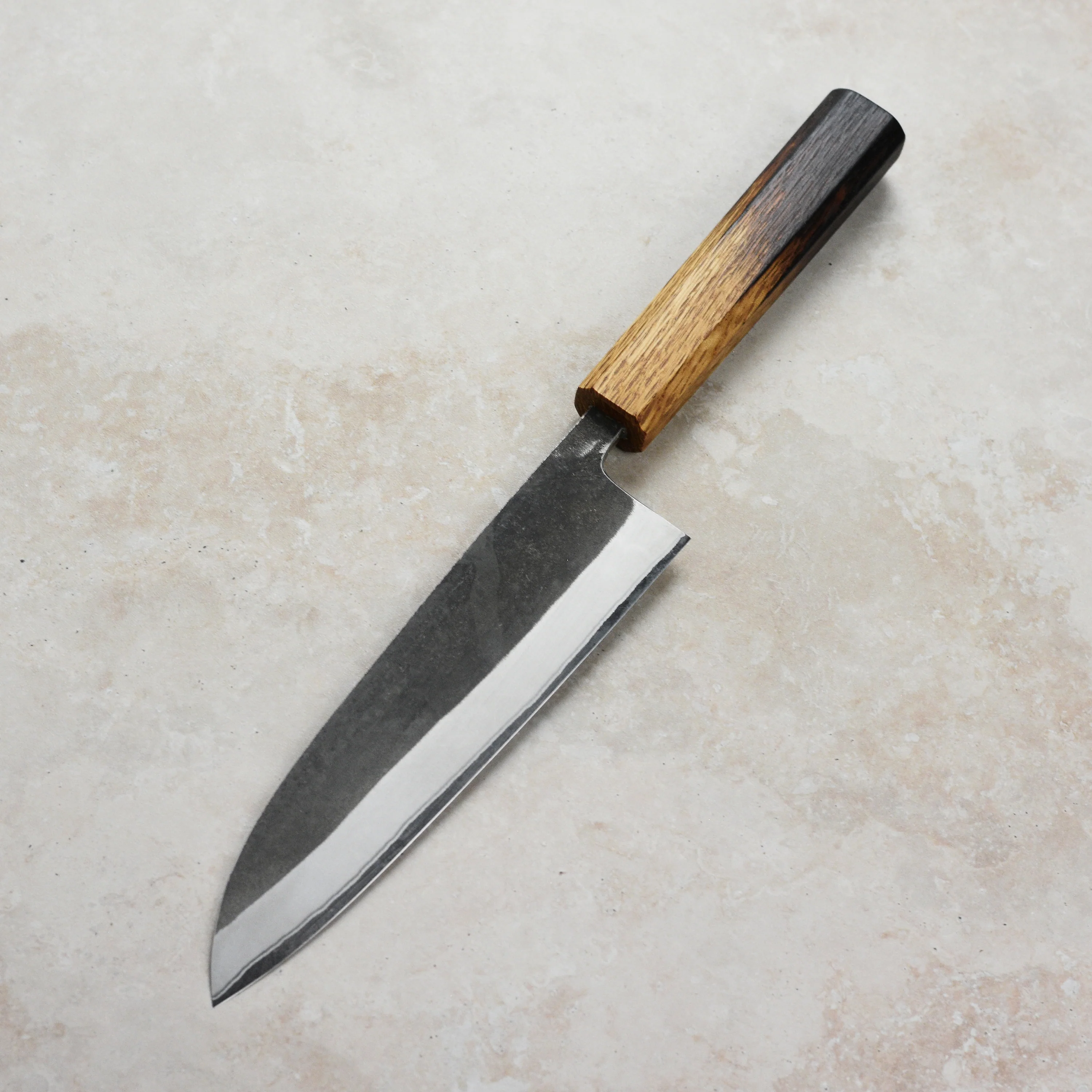 Sakoda Shirogami #2 Stainless Clad 7" Gyuto - Image 4