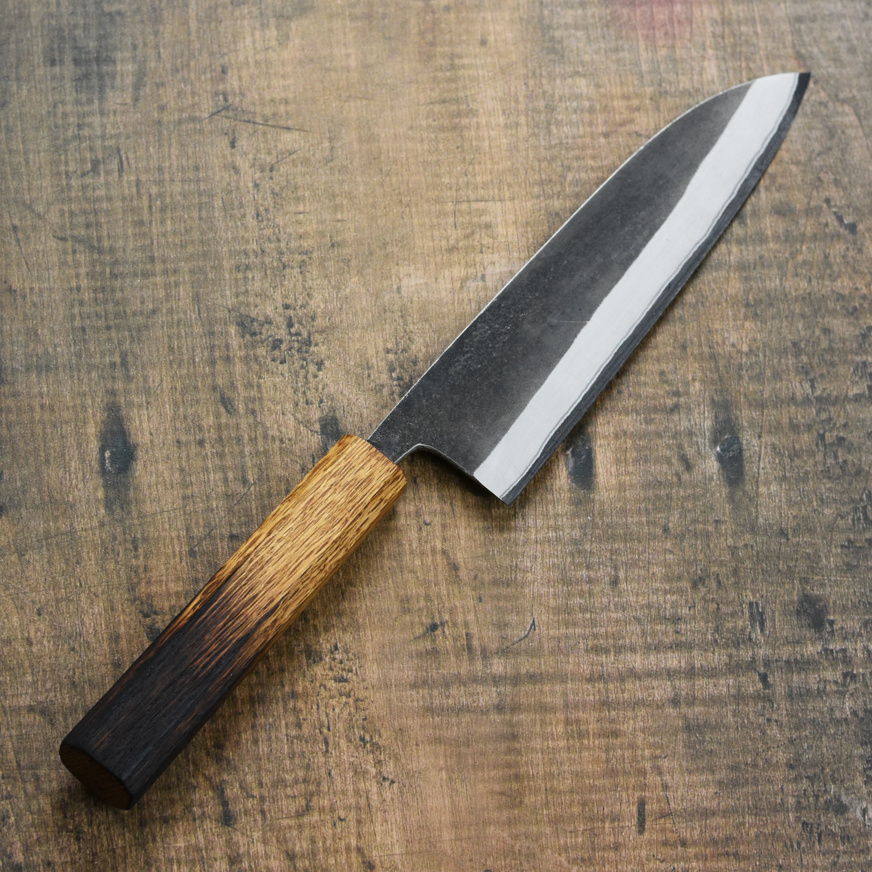 Sakoda Shirogami #2 Stainless Clad 7" Gyuto - Image 6