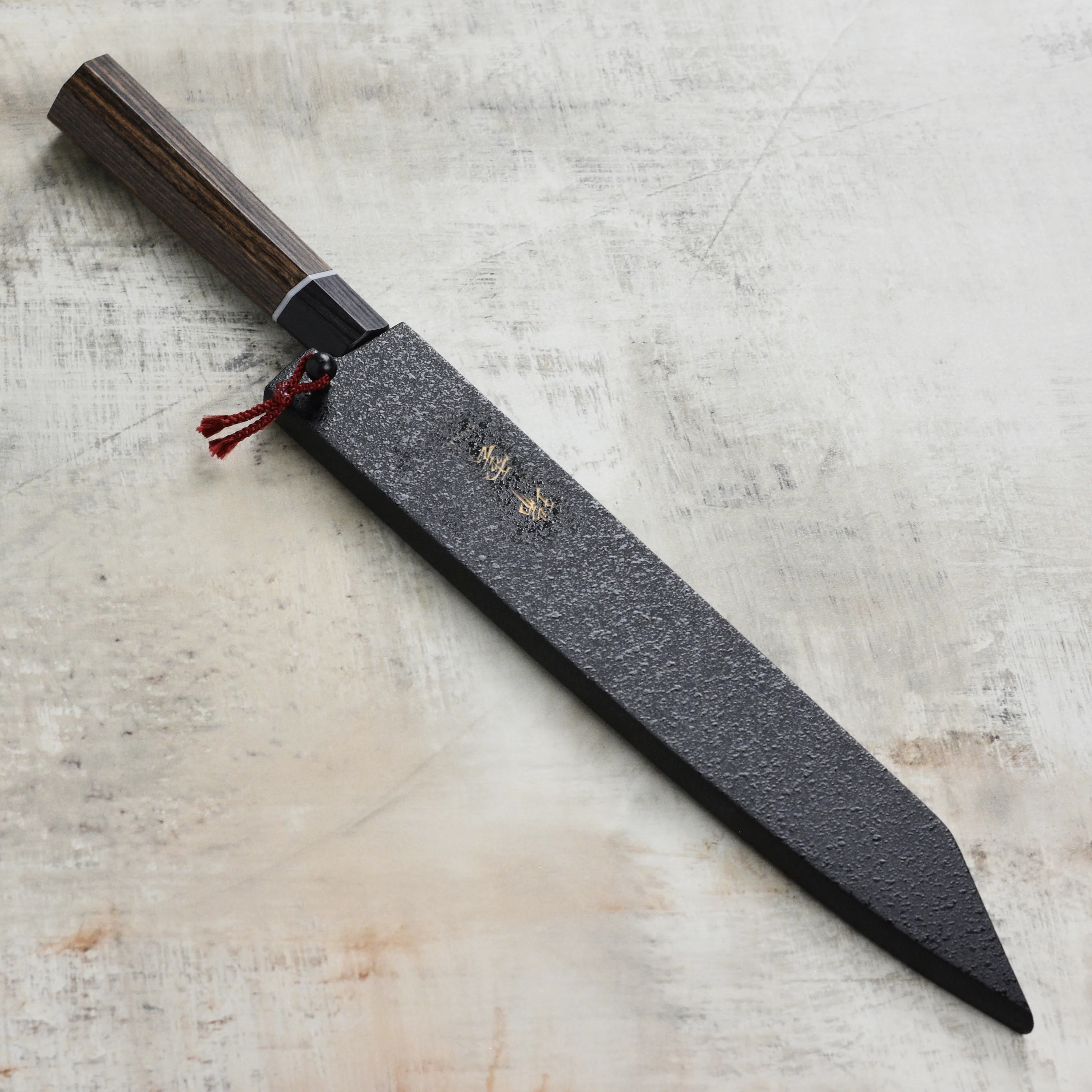 Seki Kanetsugu Saya for Zuiun 9.4" Kiritsuke Sujihiki - Image 2
