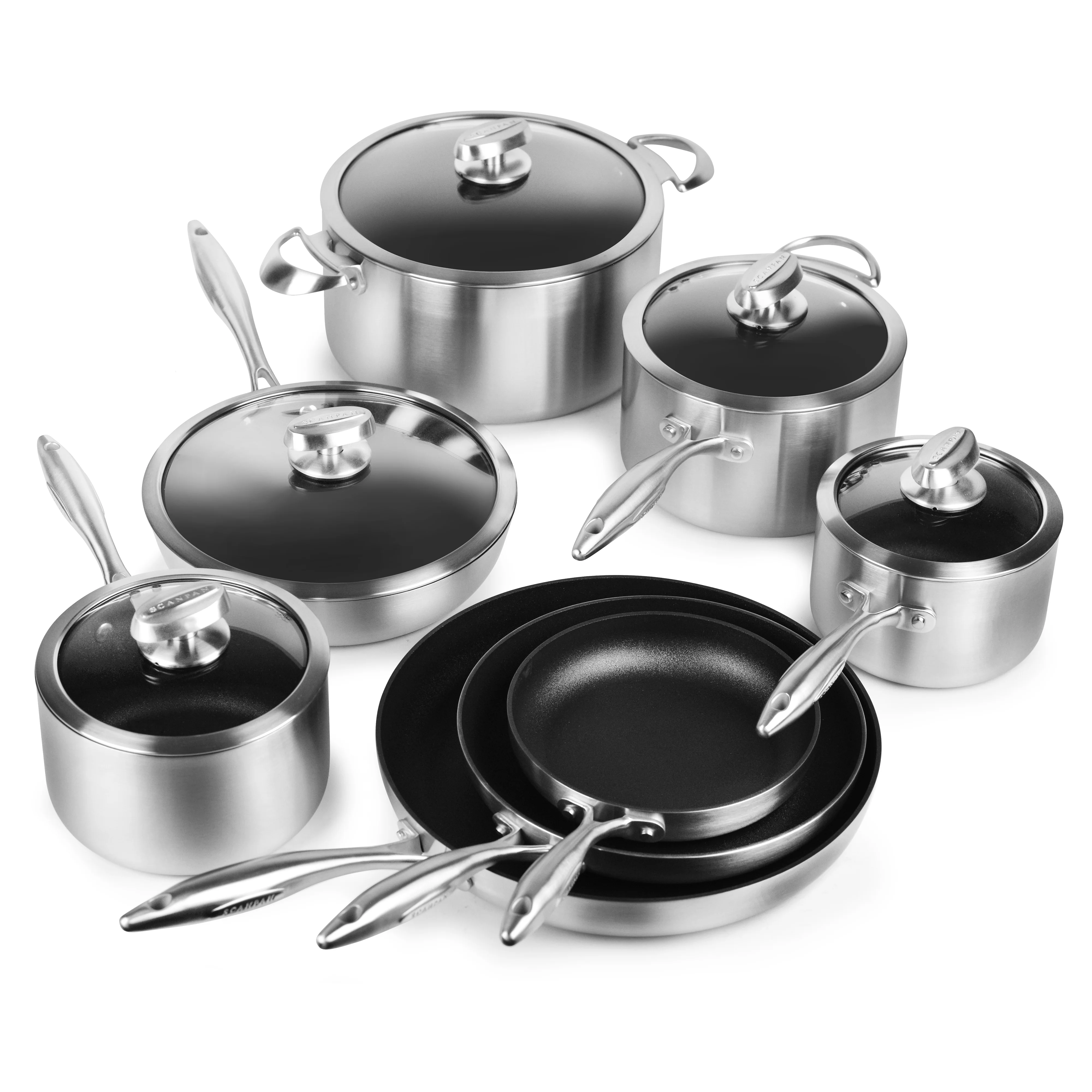 Scanpan CX+ 13 Piece Stainless Steel Nonstick Cookware Set - Image 2