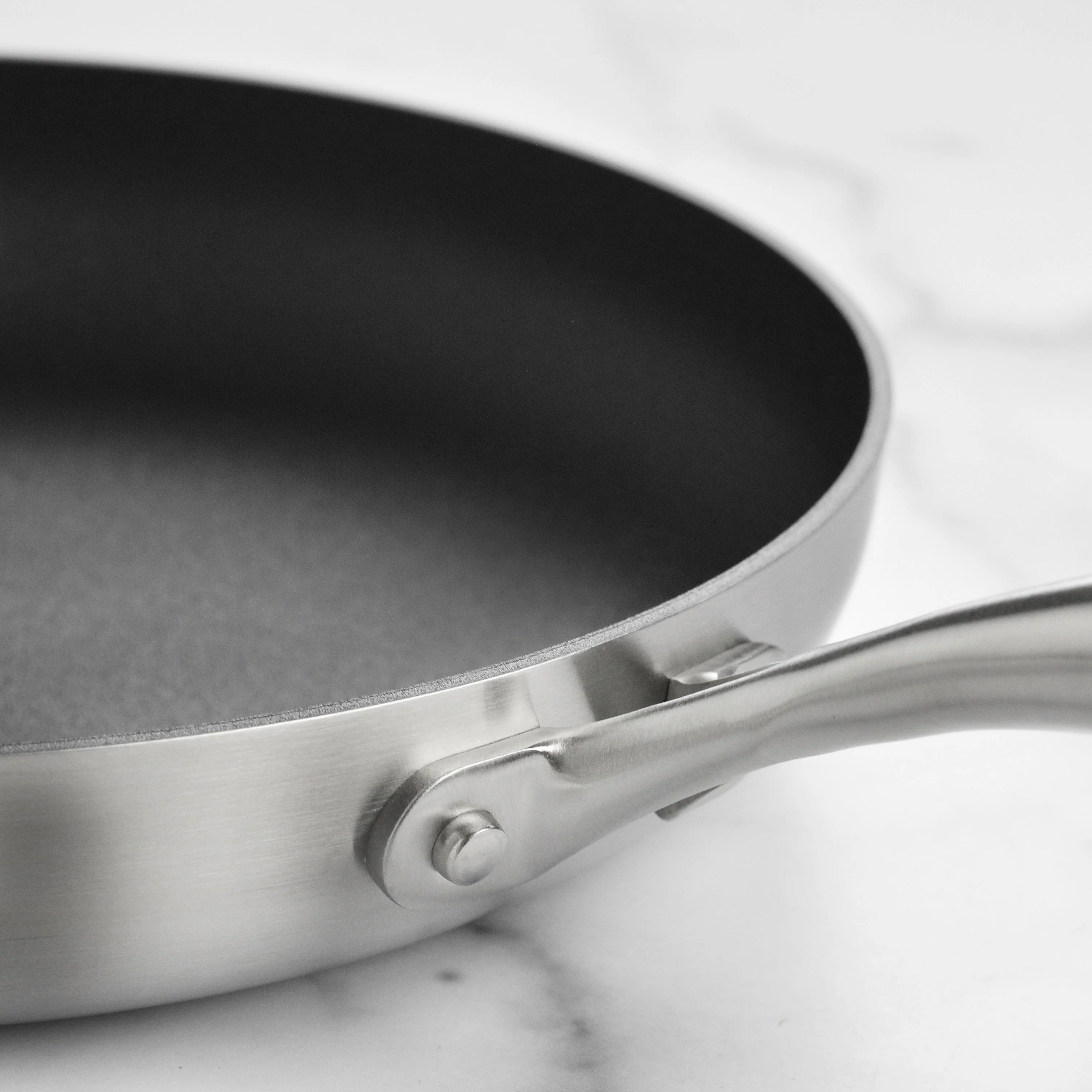 Scanpan CX+ 11" Stainless Steel Nonstick Fry Pan with Lid - Image 3