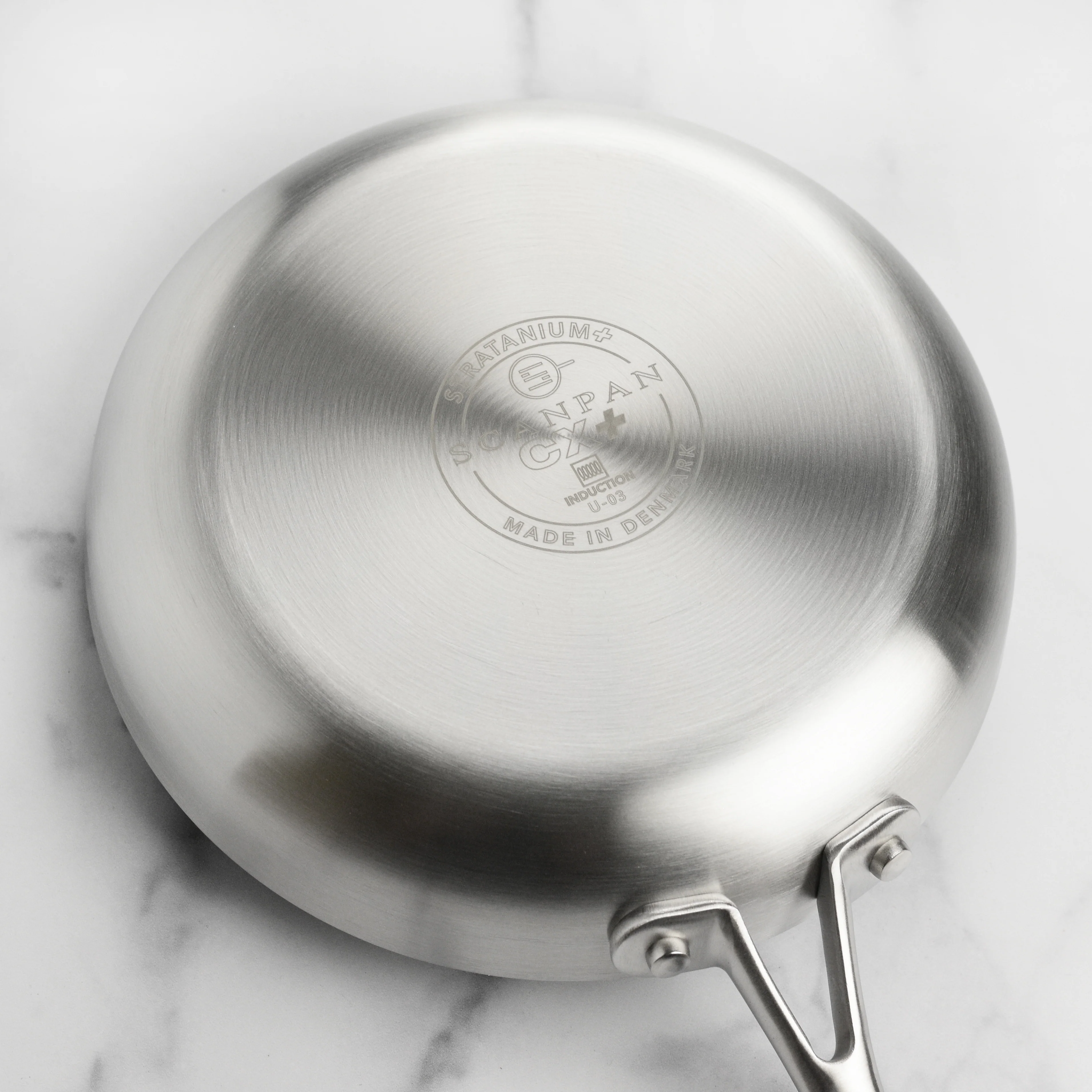Scanpan CX+ 8 & 10.25" Stainless Steel Nonstick Fry Pan Set with Lids - Image 4