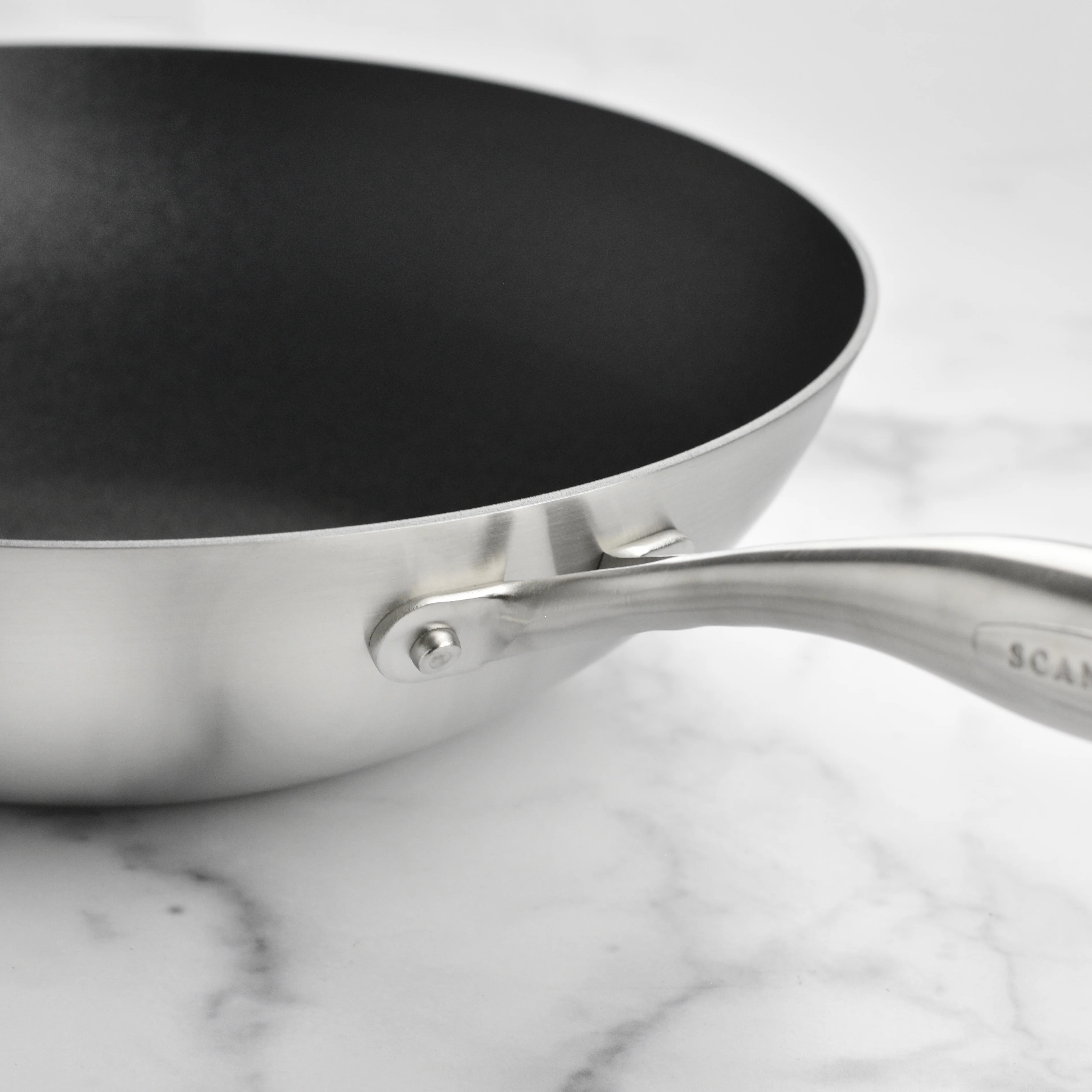 Scanpan CX+ 12.5" Stainless Steel Nonstick Wok - Image 4