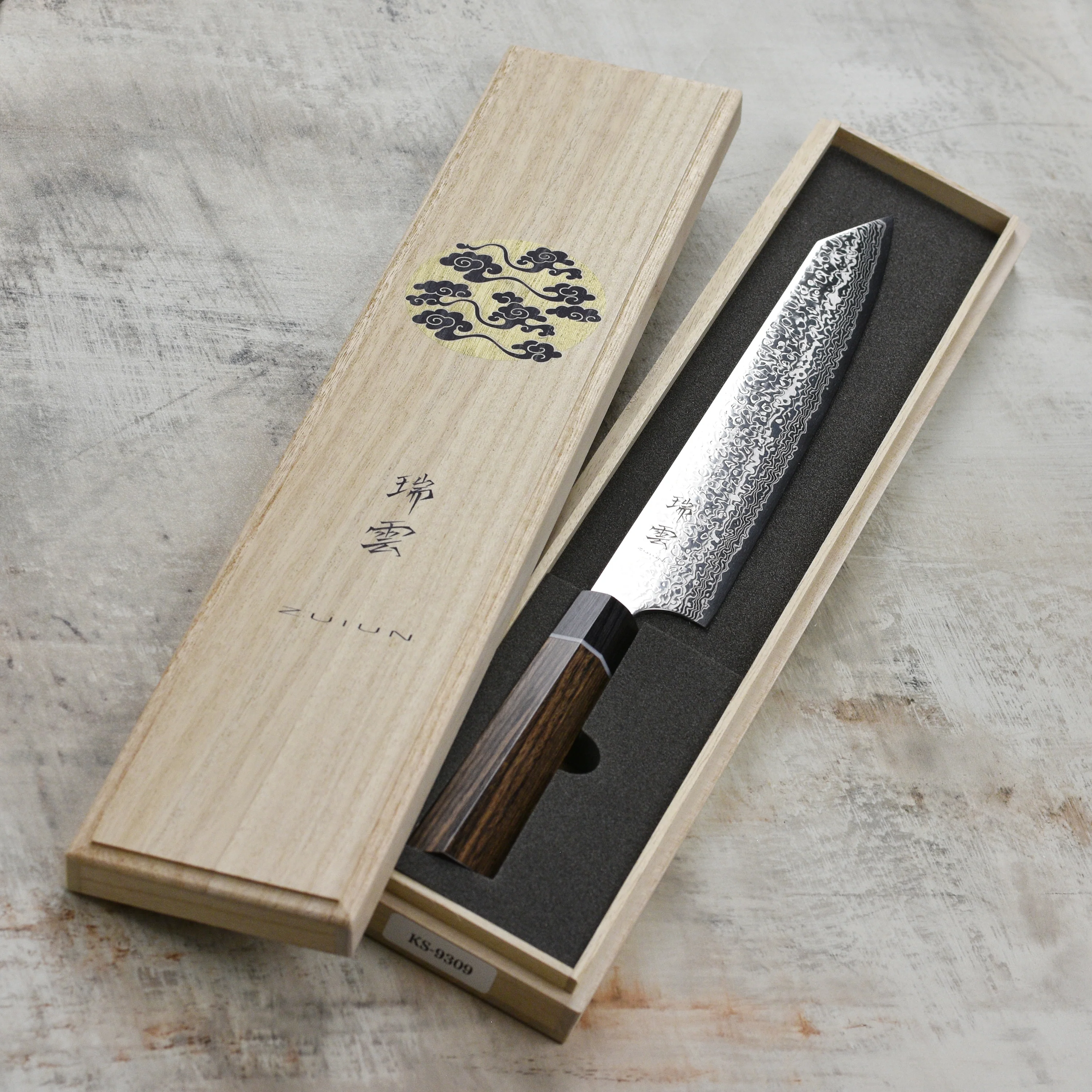 Seki Kanetsugu Zuiun SG2 9.4" Kiritsuke Sujihiki - Image 4