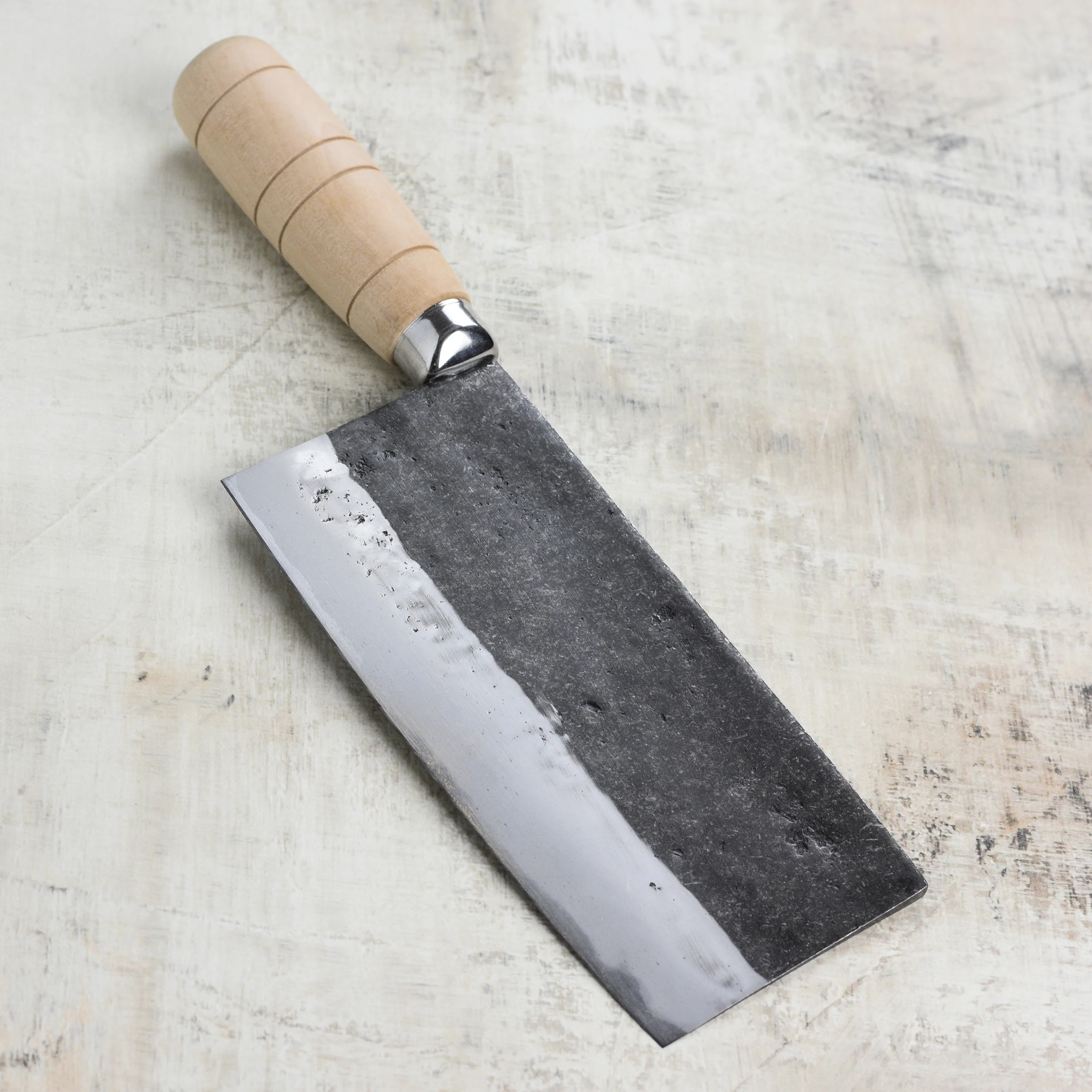 Sentan Forged Aogami #2 Kurouchi 6.7" Chinese Cleaver - Image 5