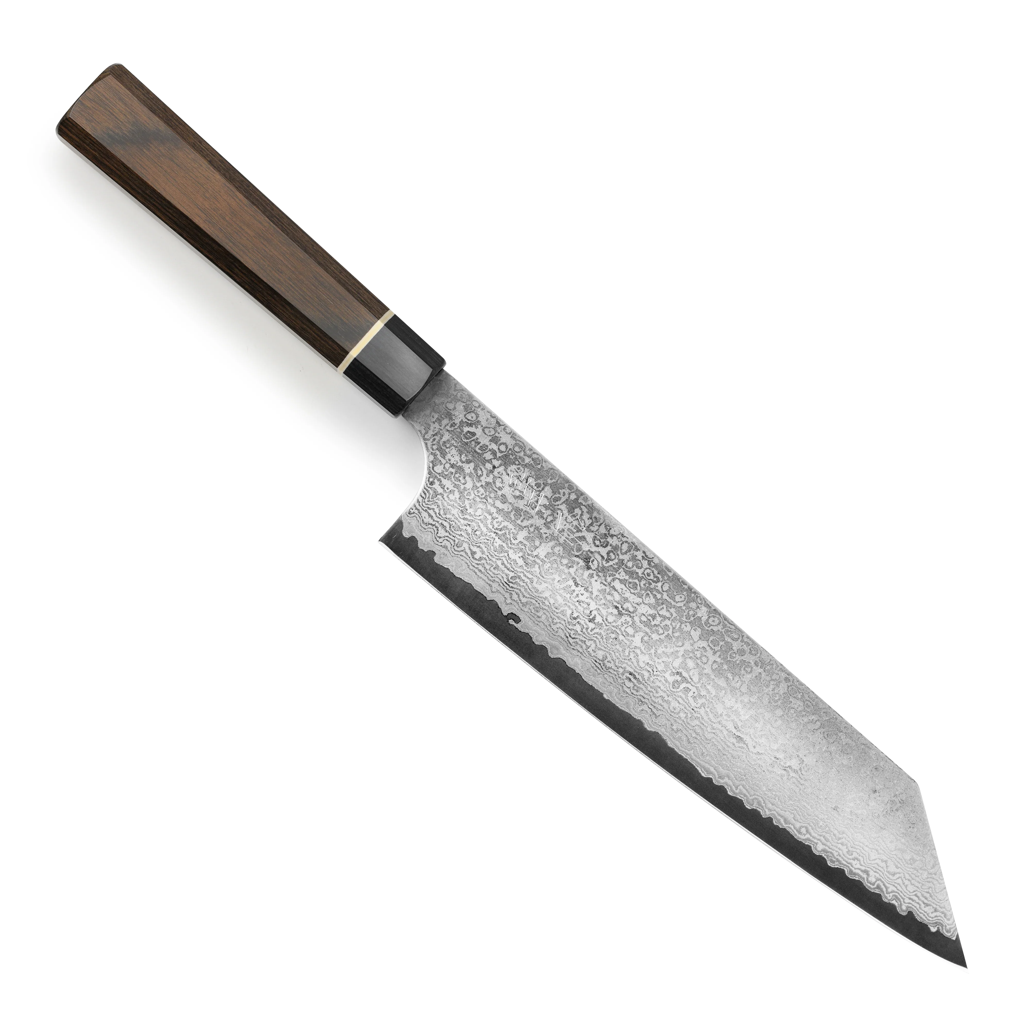 Senzo Black Damascus 8" Kiritsuke Knife - Image 4
