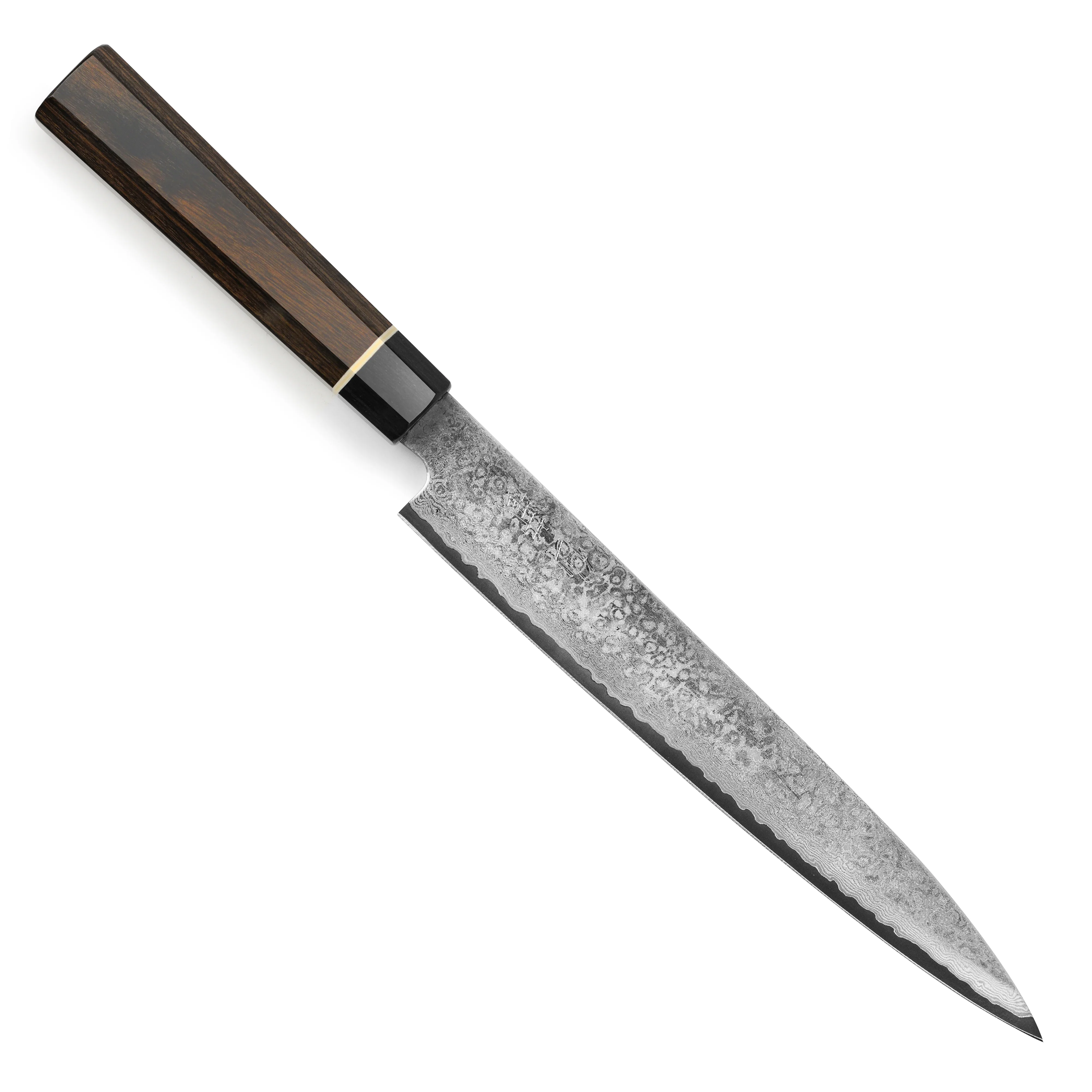 Senzo Black Damascus 8.25" Slicing Knife - Image 4
