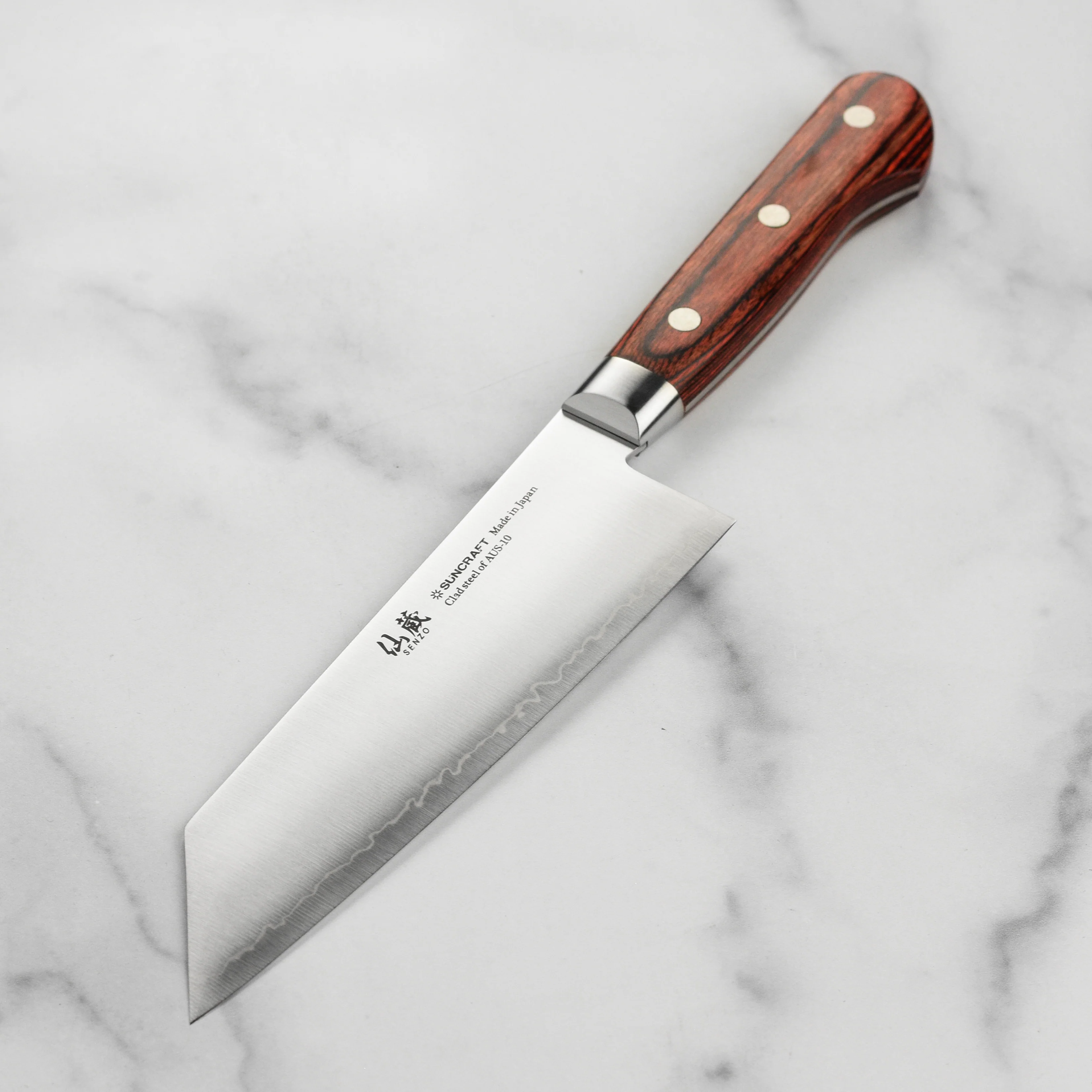 Senzo Clad AUS10 6.5" Bunka Knife - Image 5