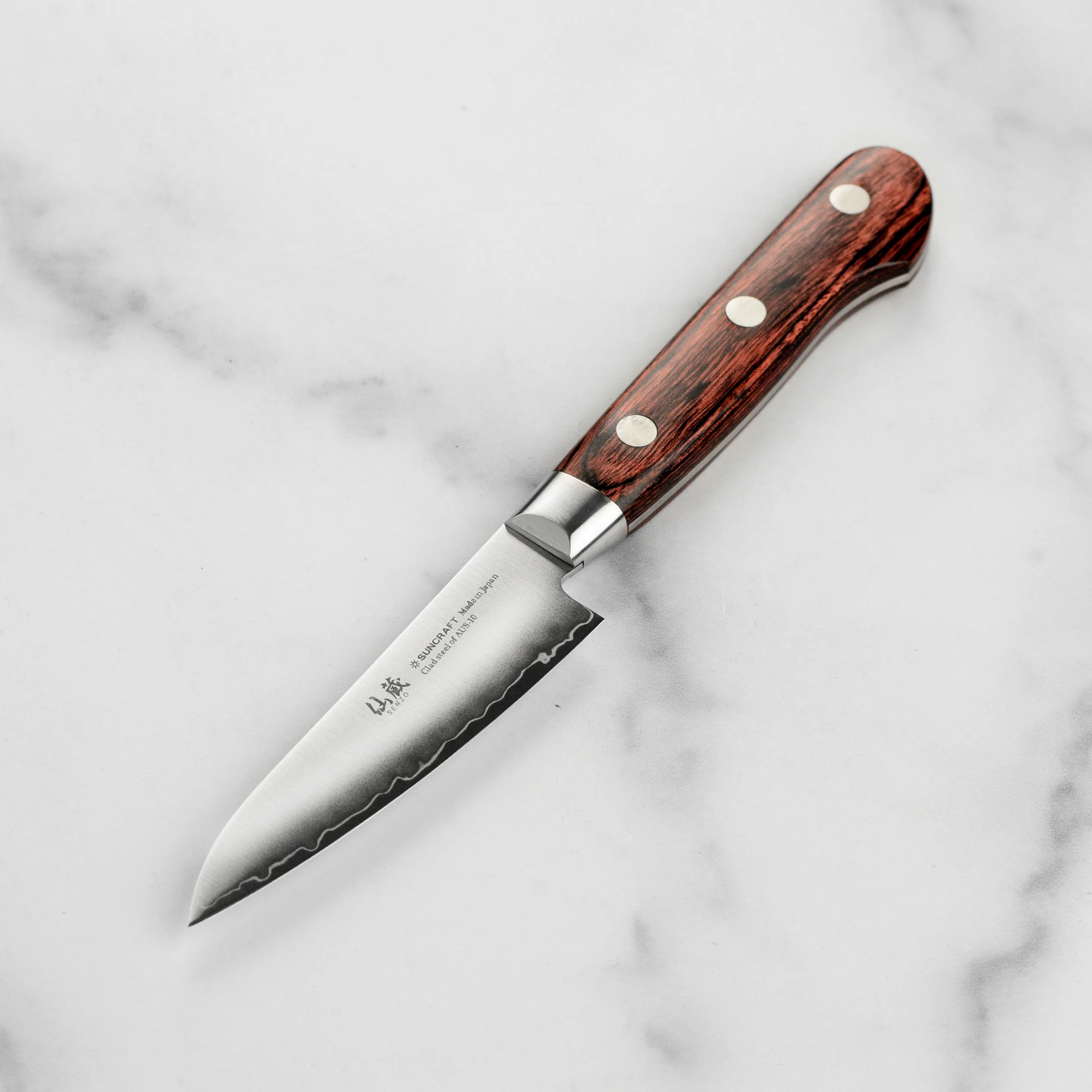 Senzo Clad AUS10 3.5" Paring Knife - Image 4