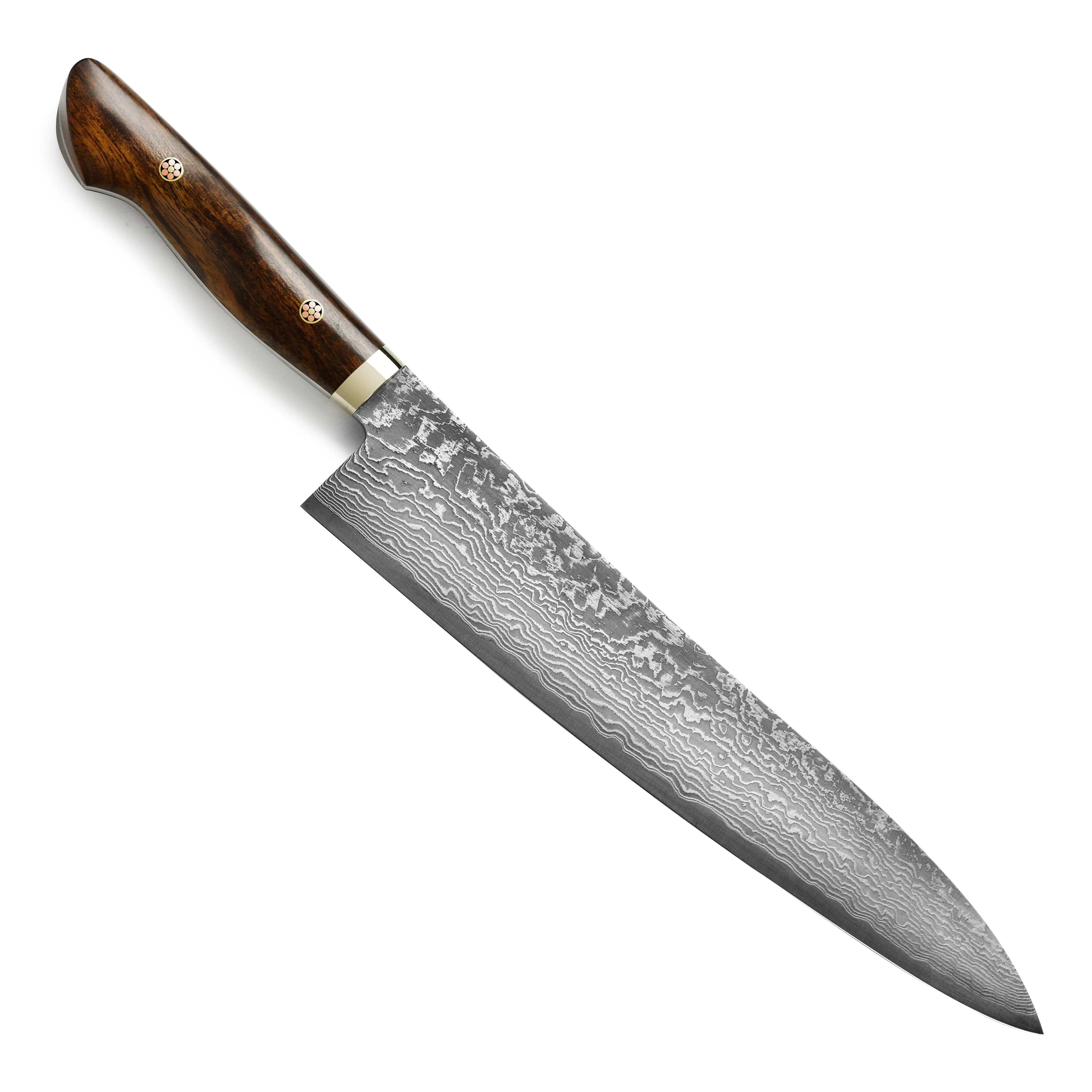 Shigeki Tanaka Hand-Forged R2 Damascus 10.6" Gyuto - Image 9