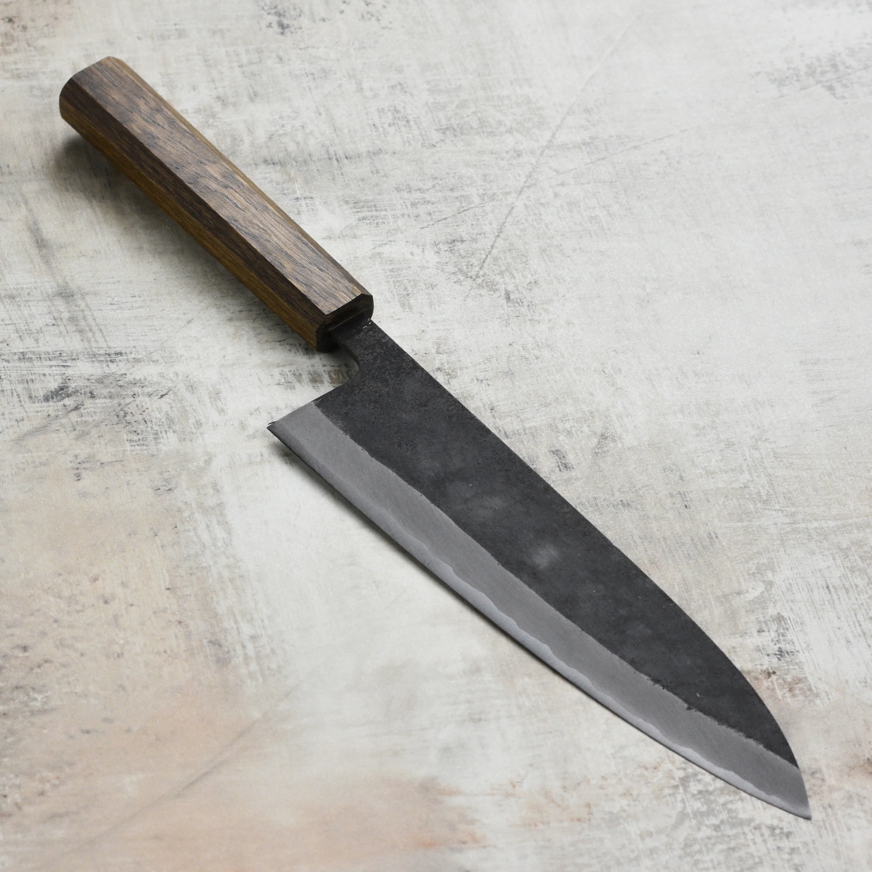 Shiro Kamo Aogami Super Kurouchi Stainless Clad 8.25" Gyuto - Image 6