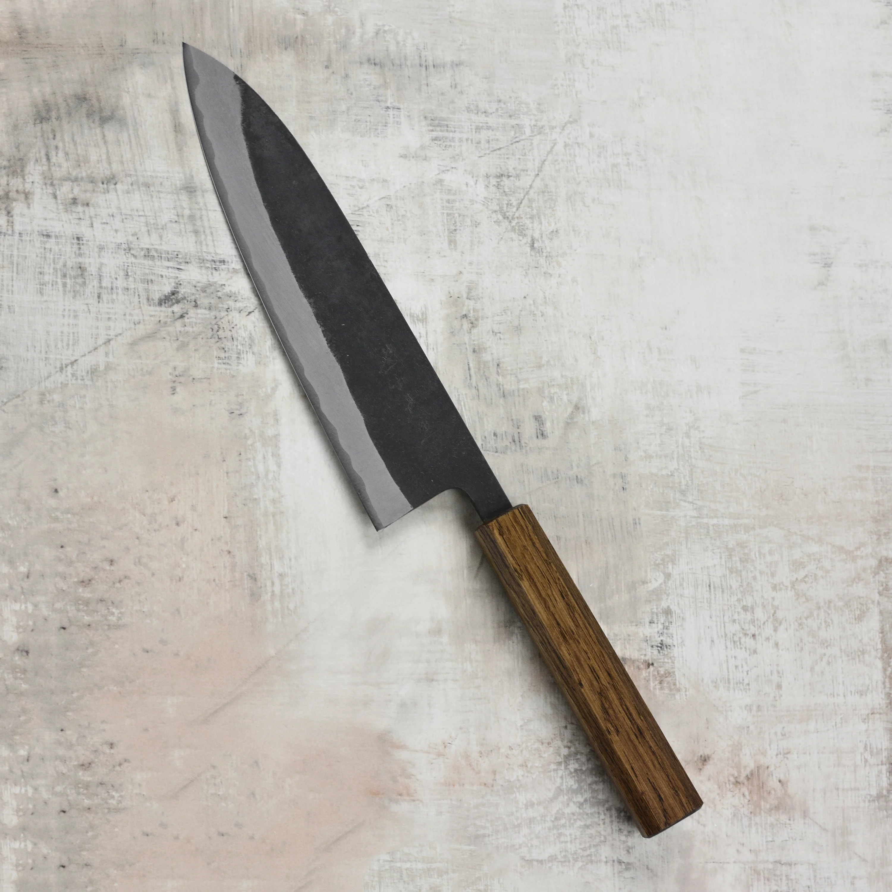 Shiro Kamo Aogami Super Kurouchi Stainless Clad 8.25" Gyuto - Image 8