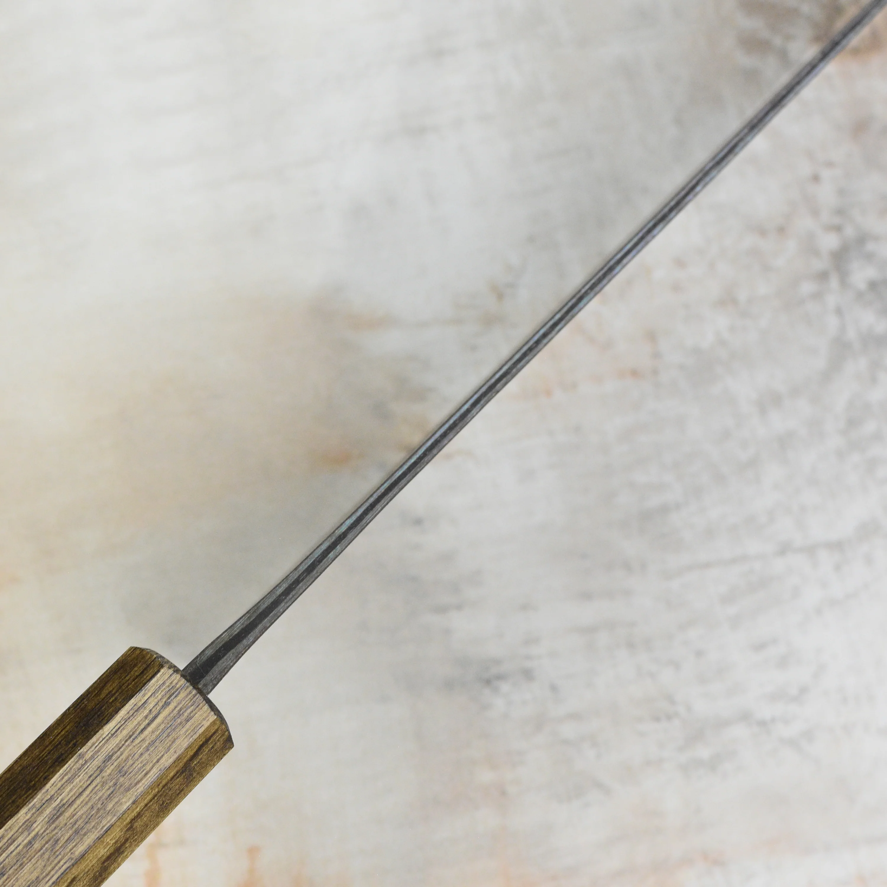 Shiro Kamo Aogami Super Kurouchi Stainless Clad 9.4" Gyuto - Image 3
