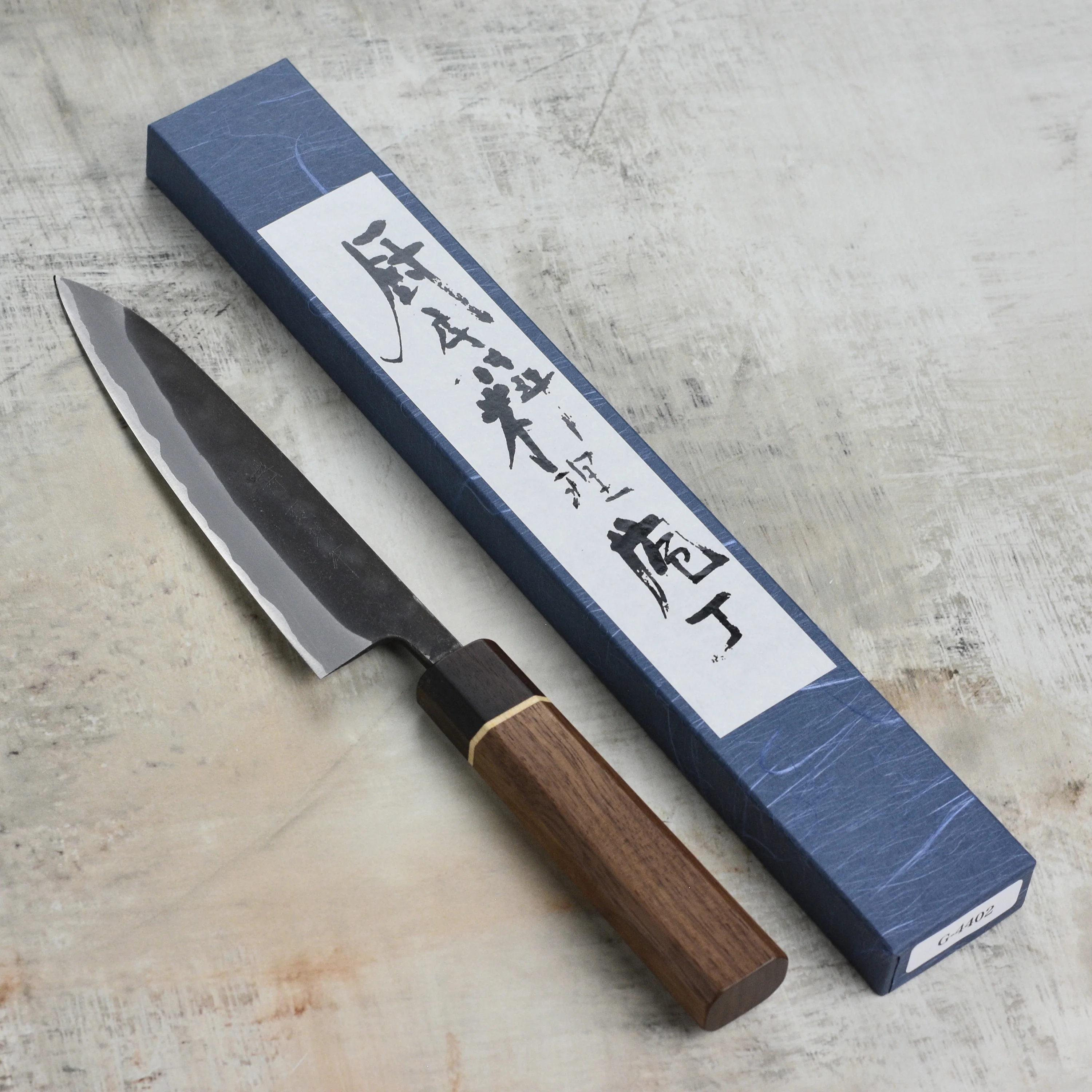 Shiro Kamo Aogami Super Kurouchi Stainless Clad 5.9" Petty - Image 6