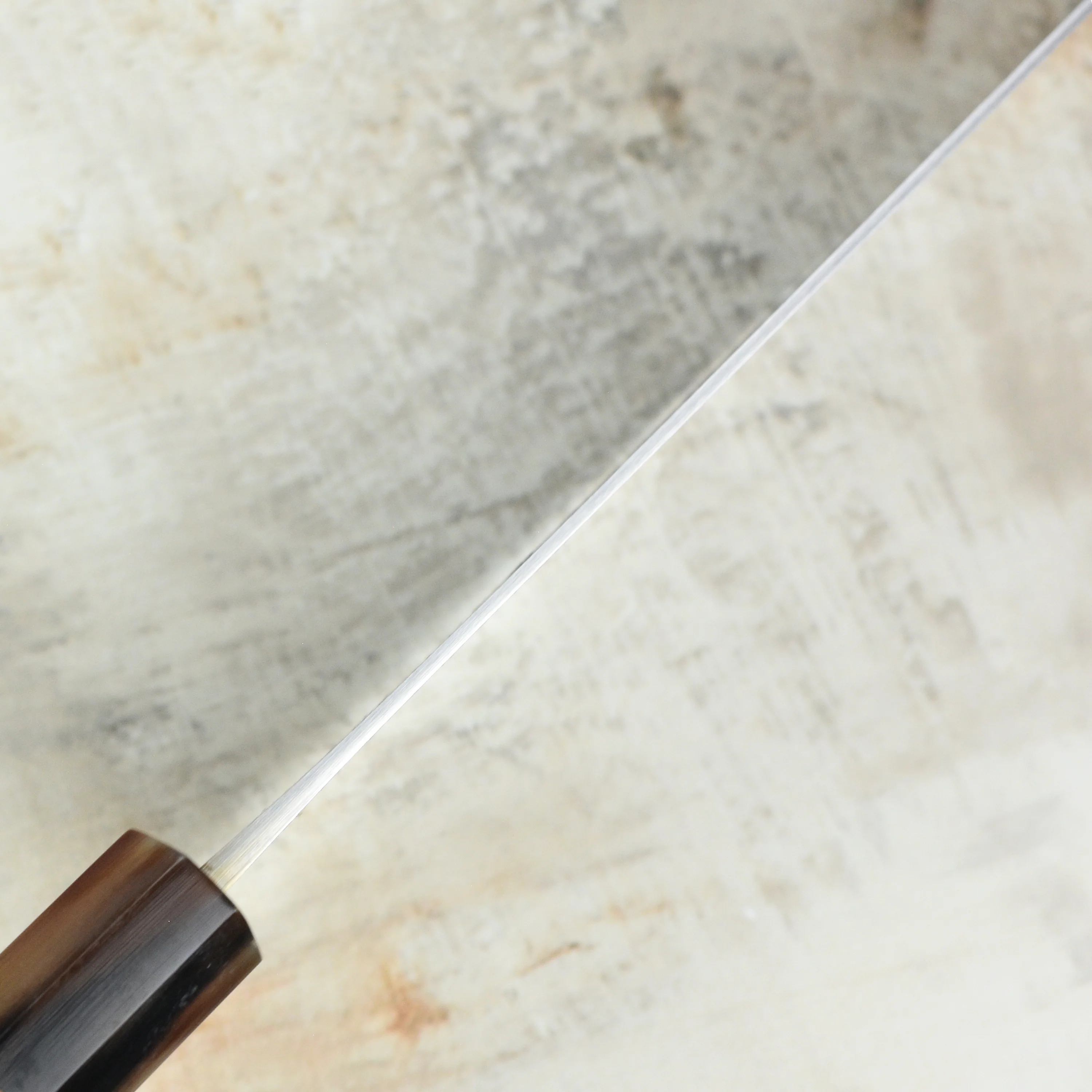 Shiro Kamo Shirogami #2 Damascus 6.5" Nakiri - Image 7