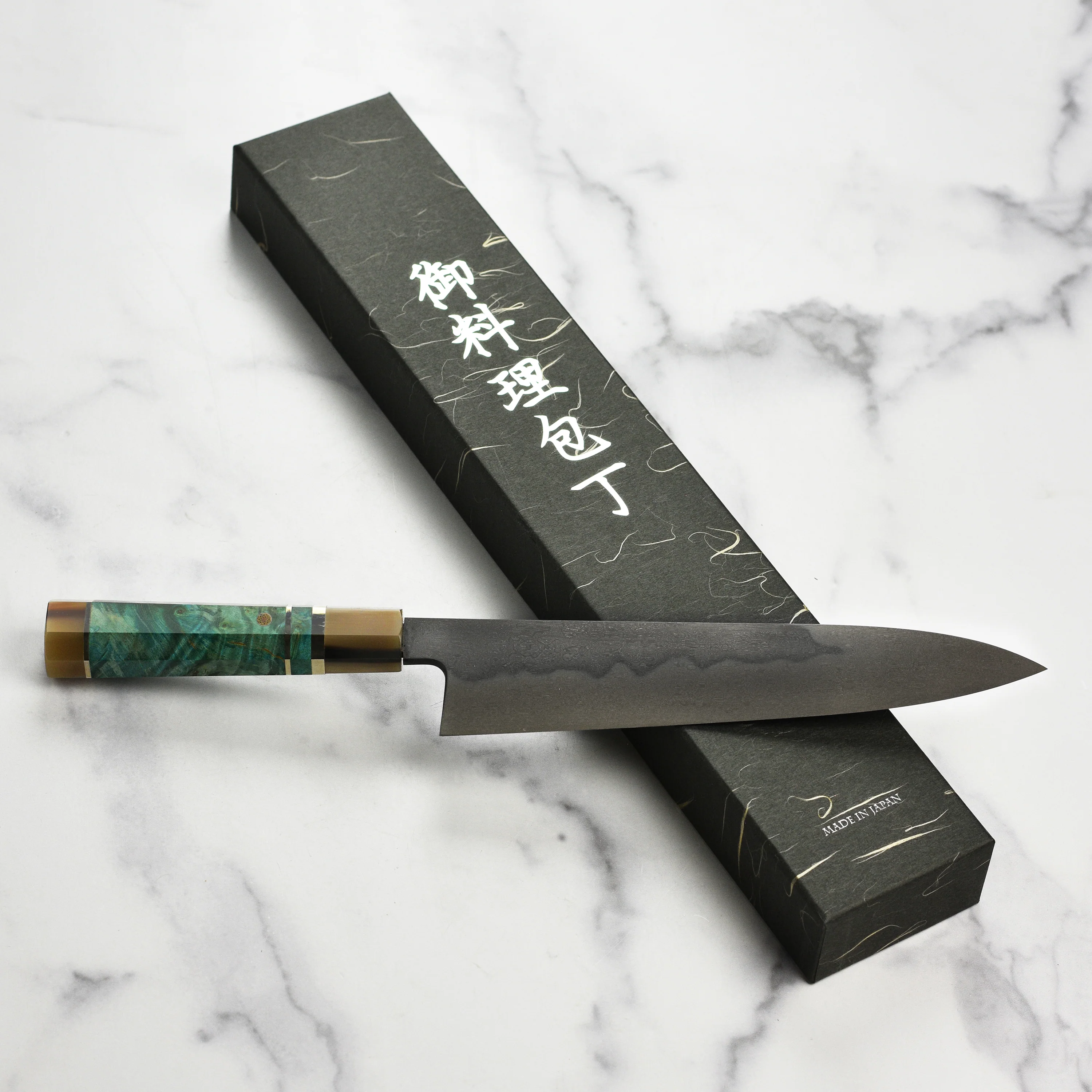 Shoichi Hashimoto Shirogami #1 Honyaki 9.4" Gyuto - Image 7