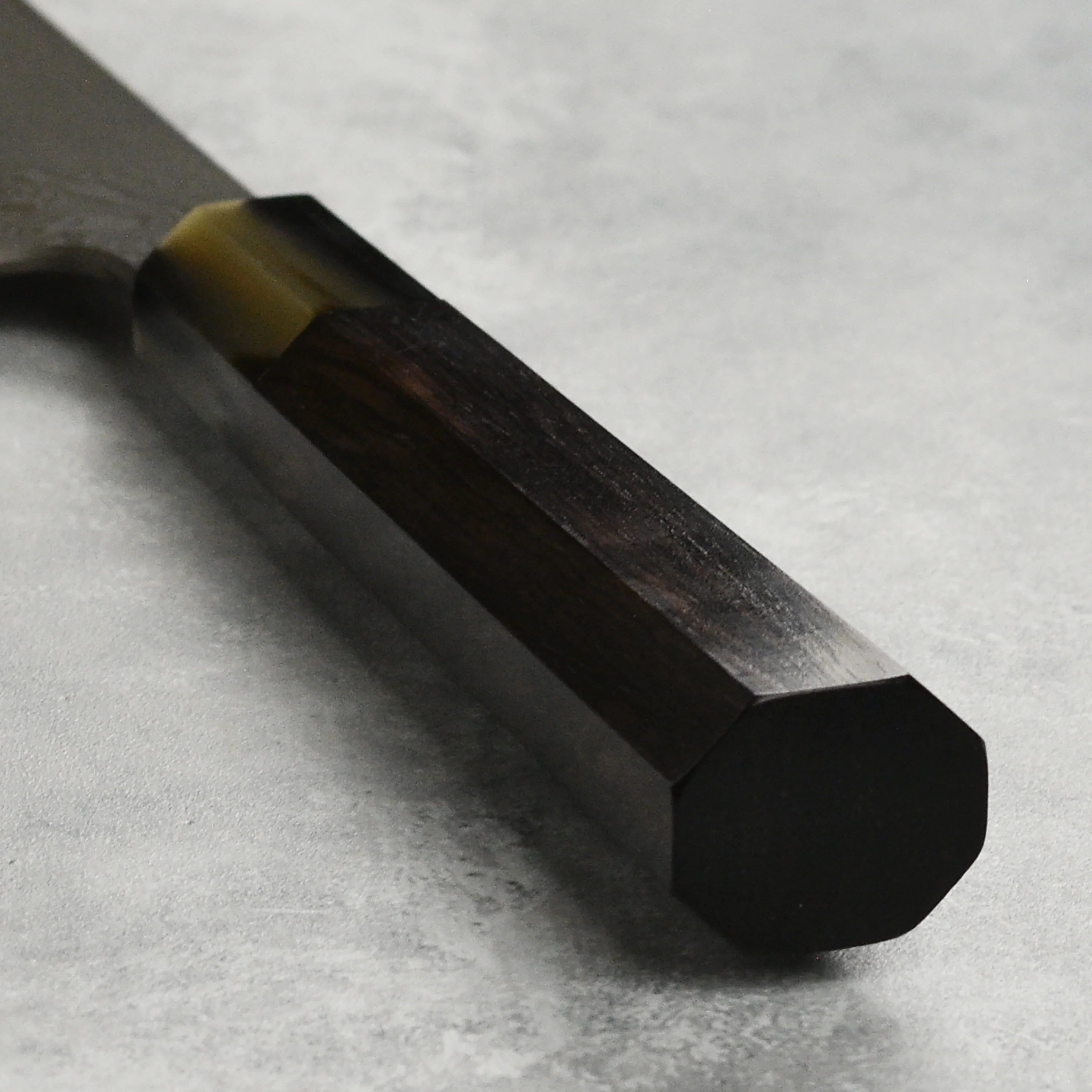 Shoichi Hashimoto Tobikumo Aogami #2 + Shirogami #2 Coreless Damascus 9.4" Gyuto - Image 2