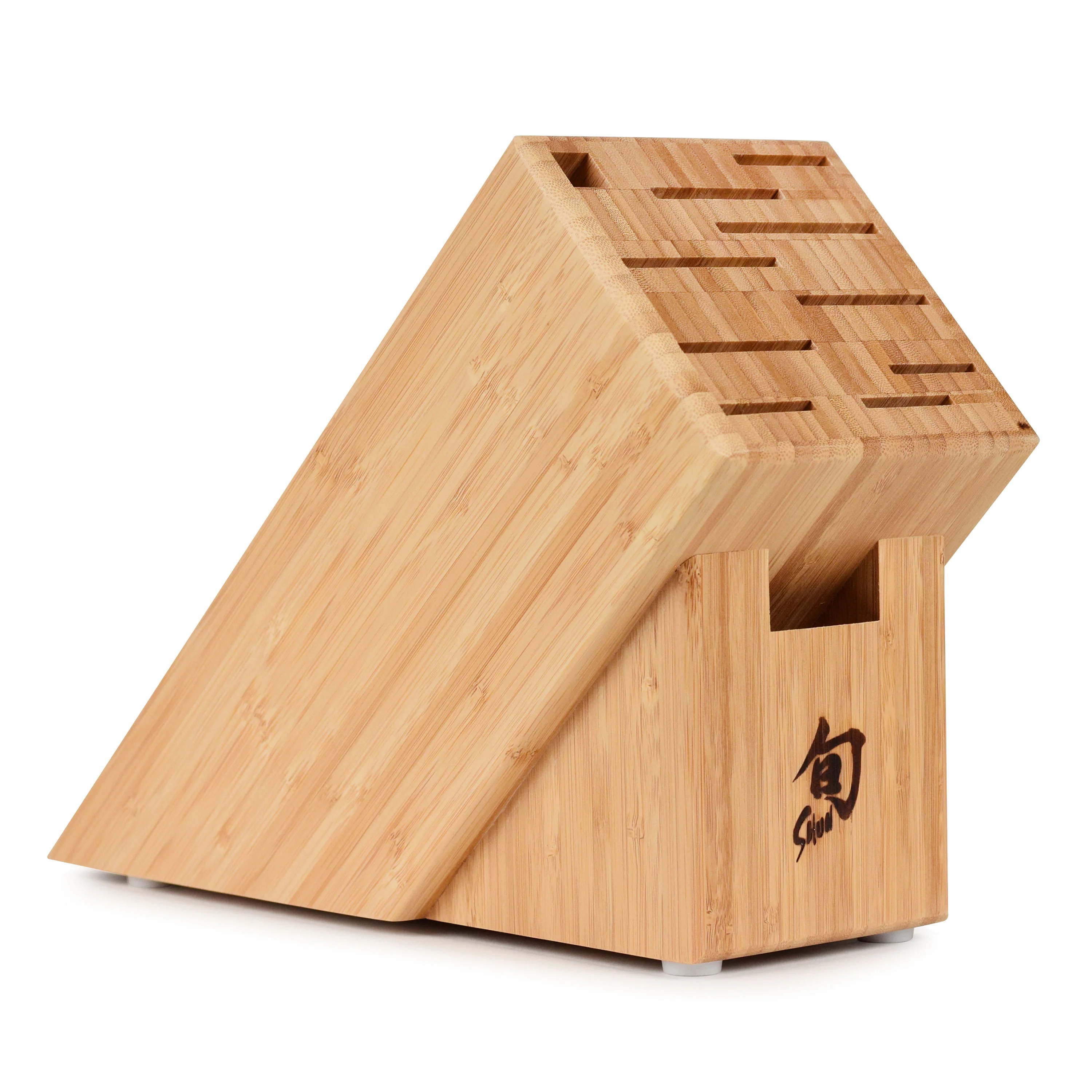 Shun 11 Slot Bamboo Knife Block - Image 4