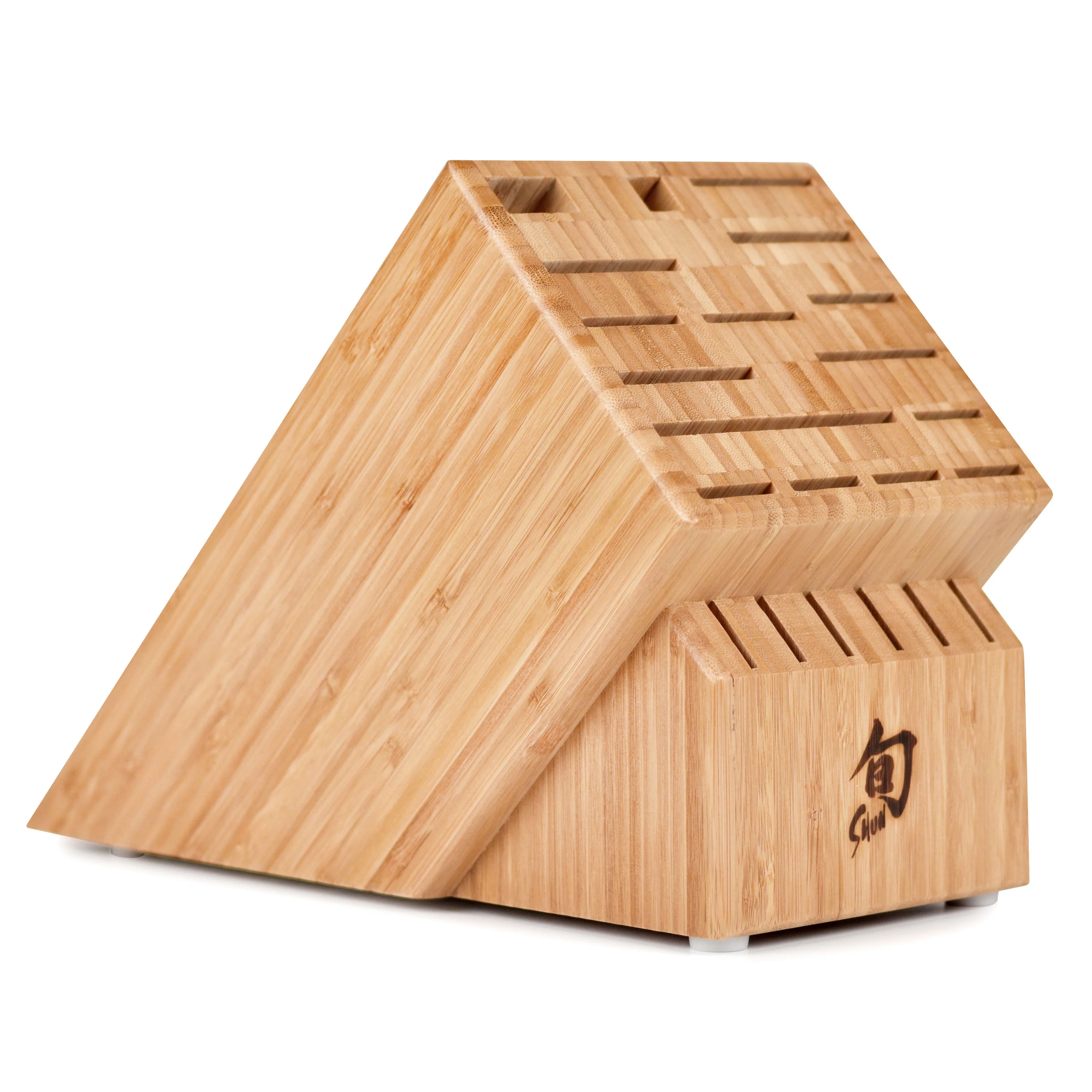 Shun 22 Slot Bamboo Knife Block - Image 4