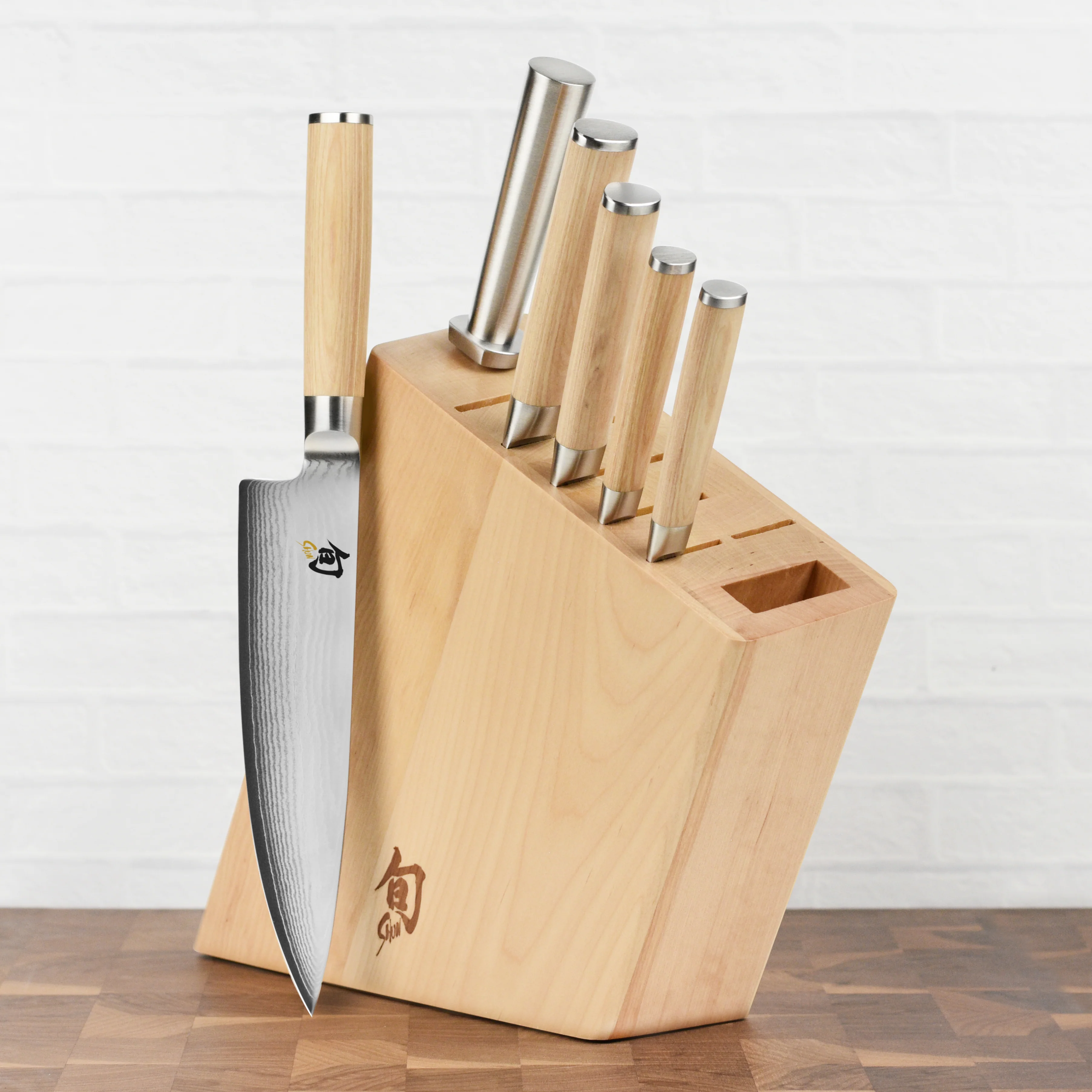 Shun Classic Blonde 7 Piece Knife Block Set - Image 2