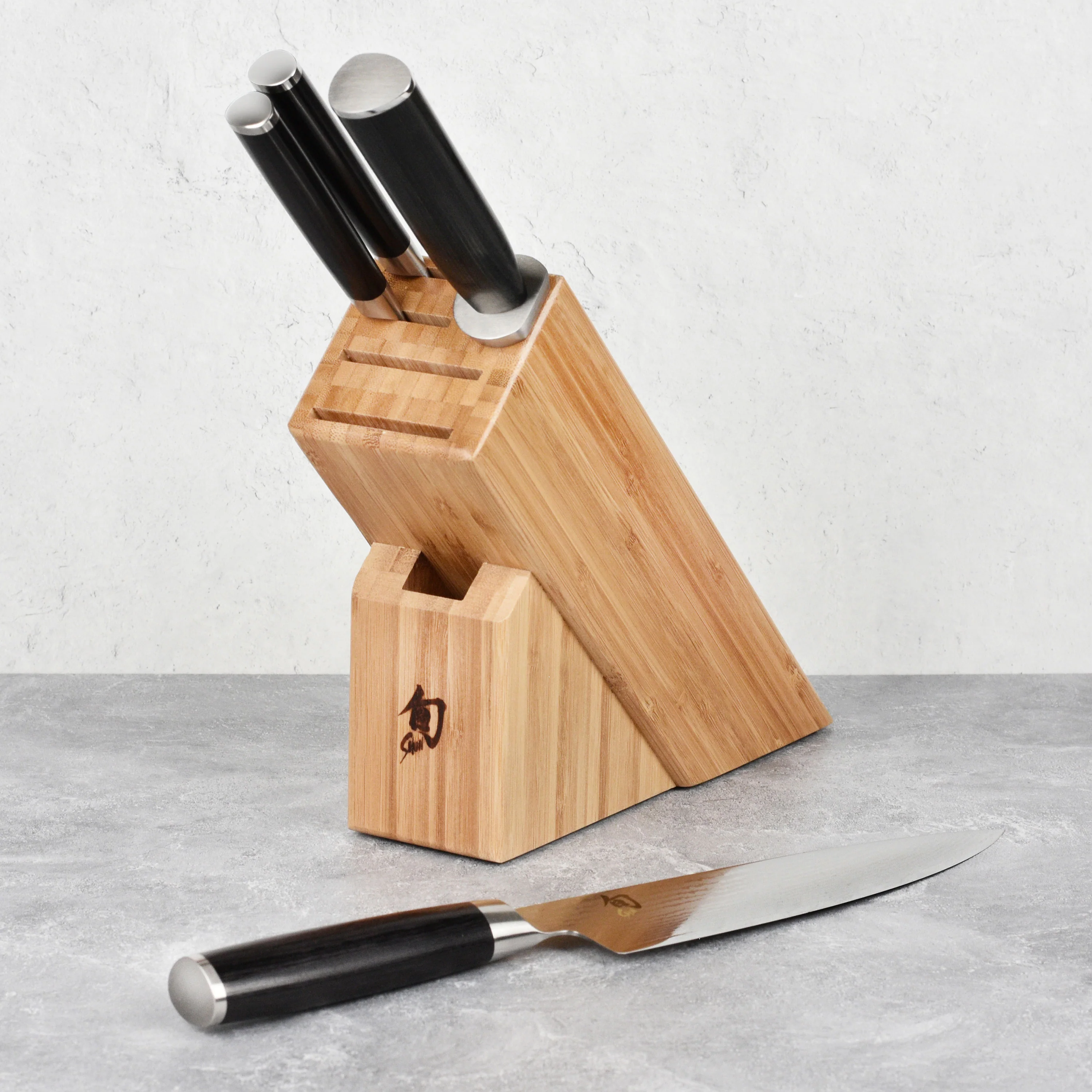 Shun Classic 5 Piece Slimline Knife Block Set - Image 3