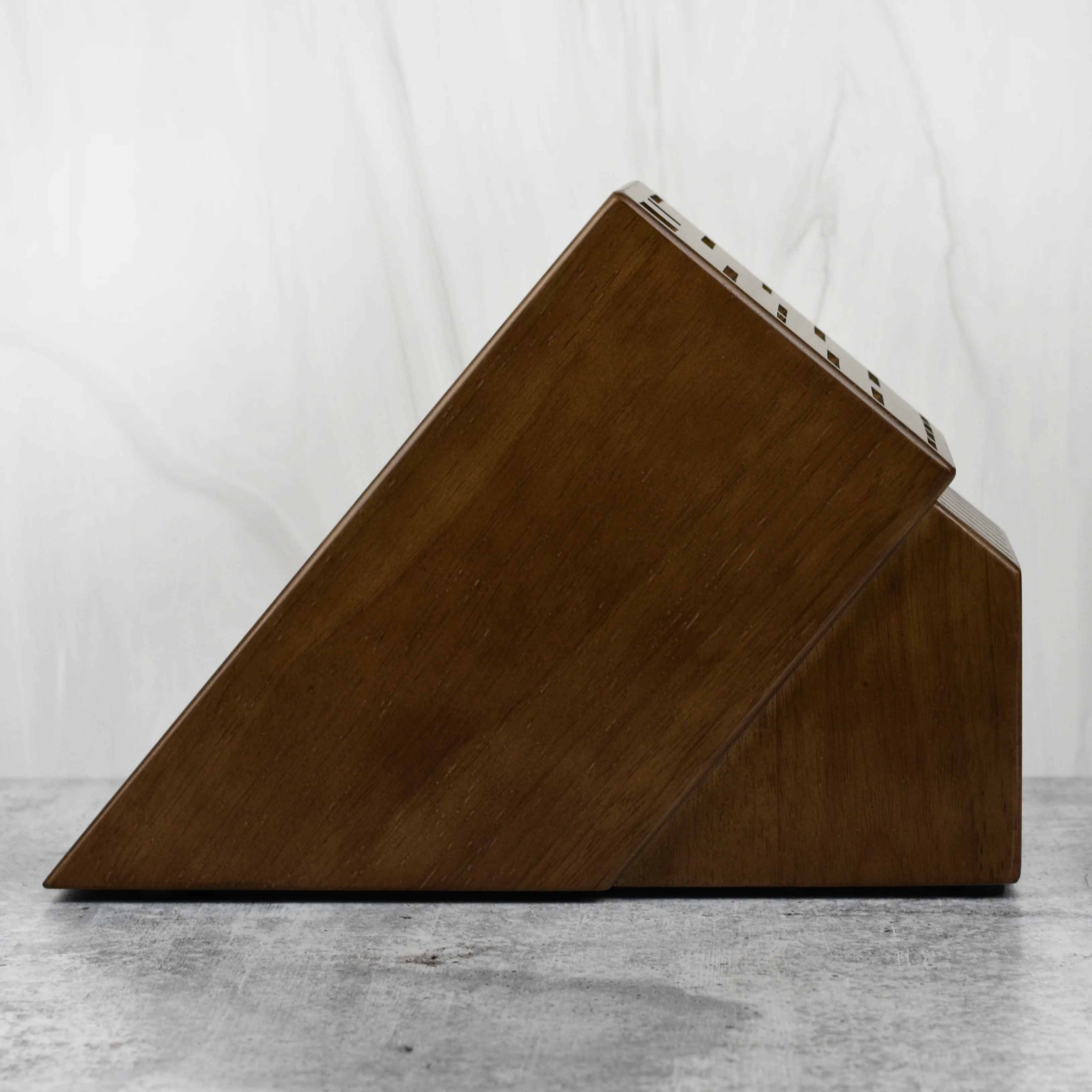 Shun 22 Slot Knife Block, Walnut Finish - Image 3