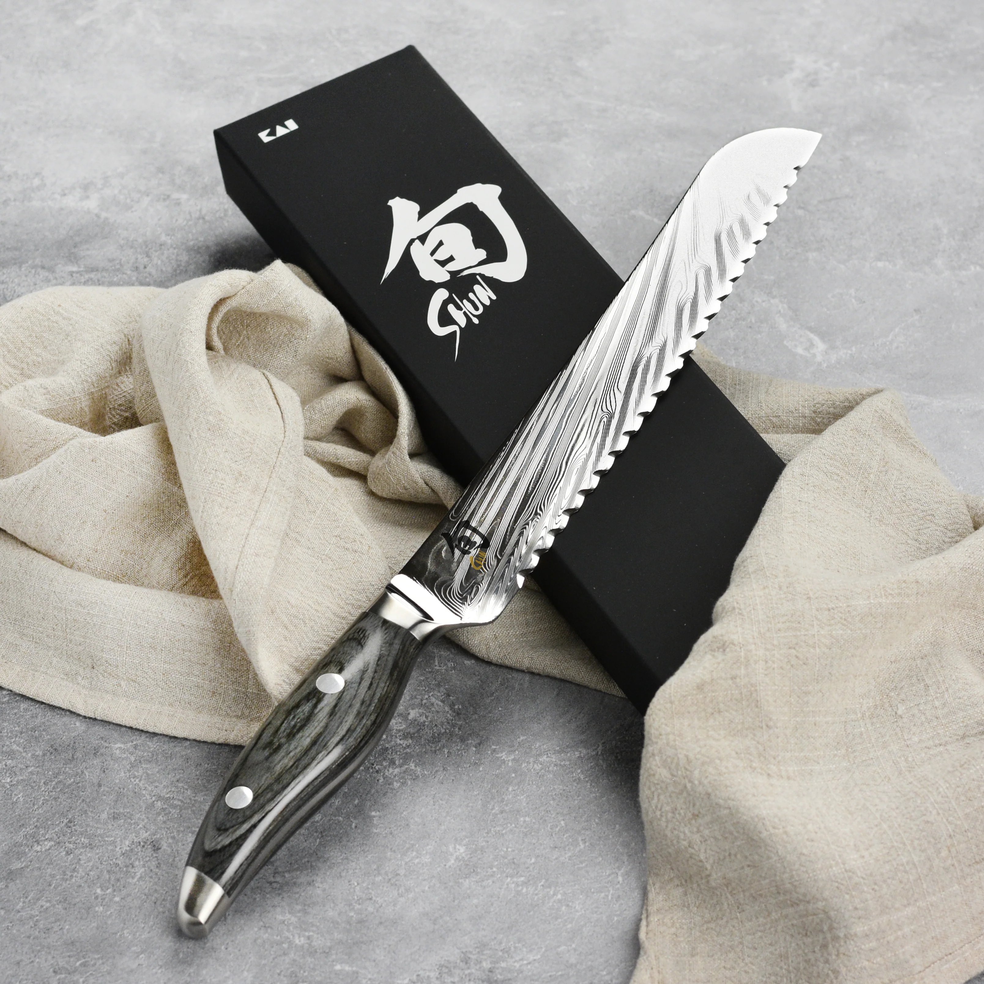 Shun Nagare 9" Bread Knife - Image 6