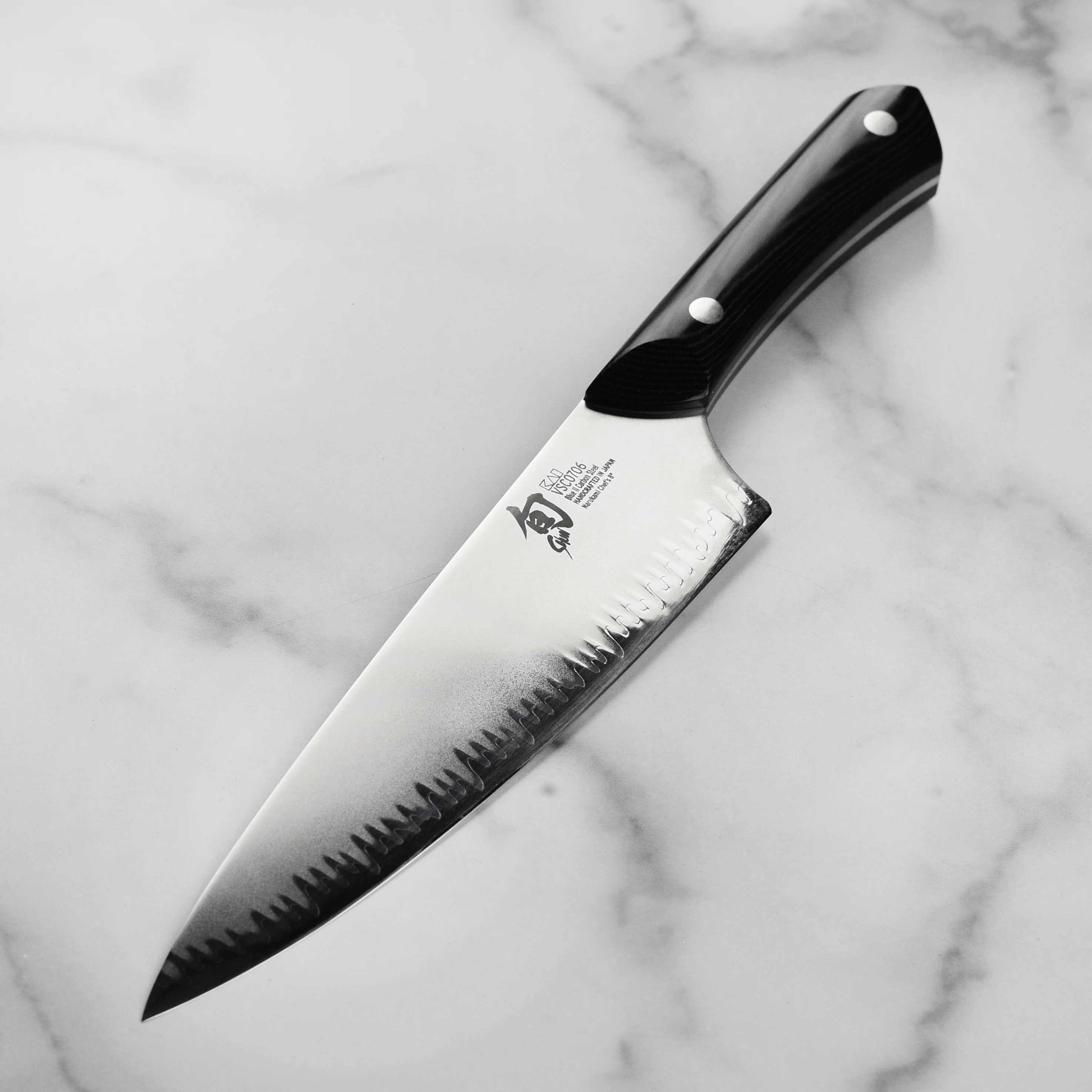 Shun Narukami Blue #2 Carbon Steel 8" Chef's Knife - Image 5