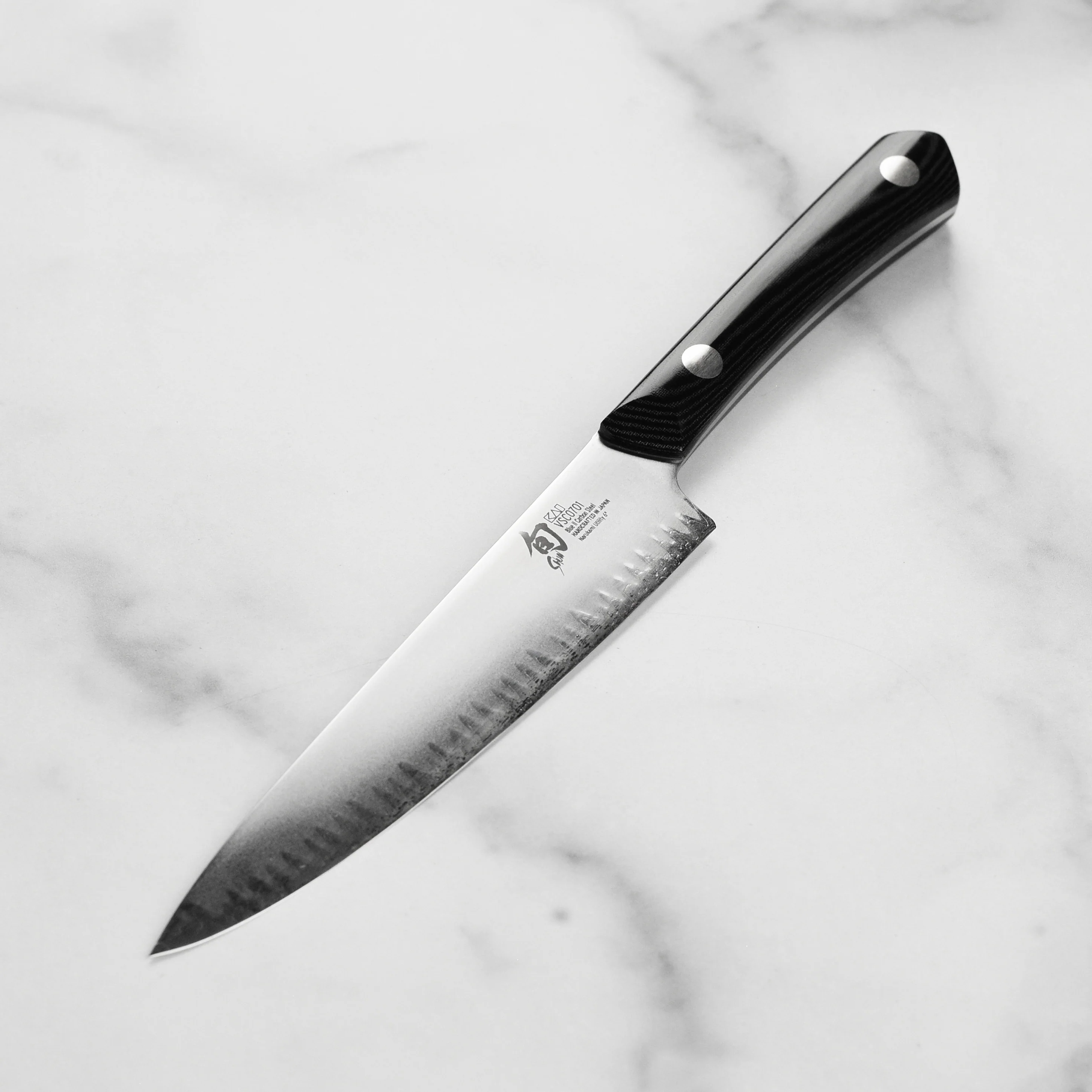 Shun Narukami Blue #2 Carbon Steel 6" Utility Knife - Image 6