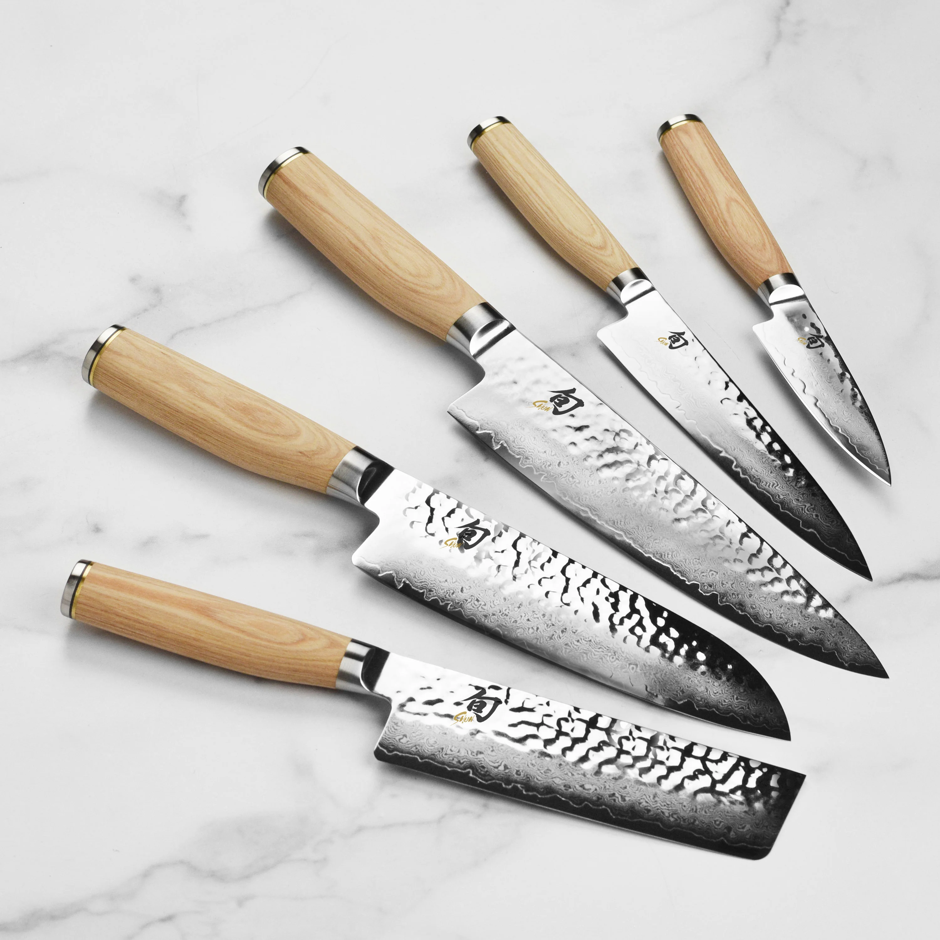 Shun Premier Blonde 7 Piece Knife Block Set - Image 3