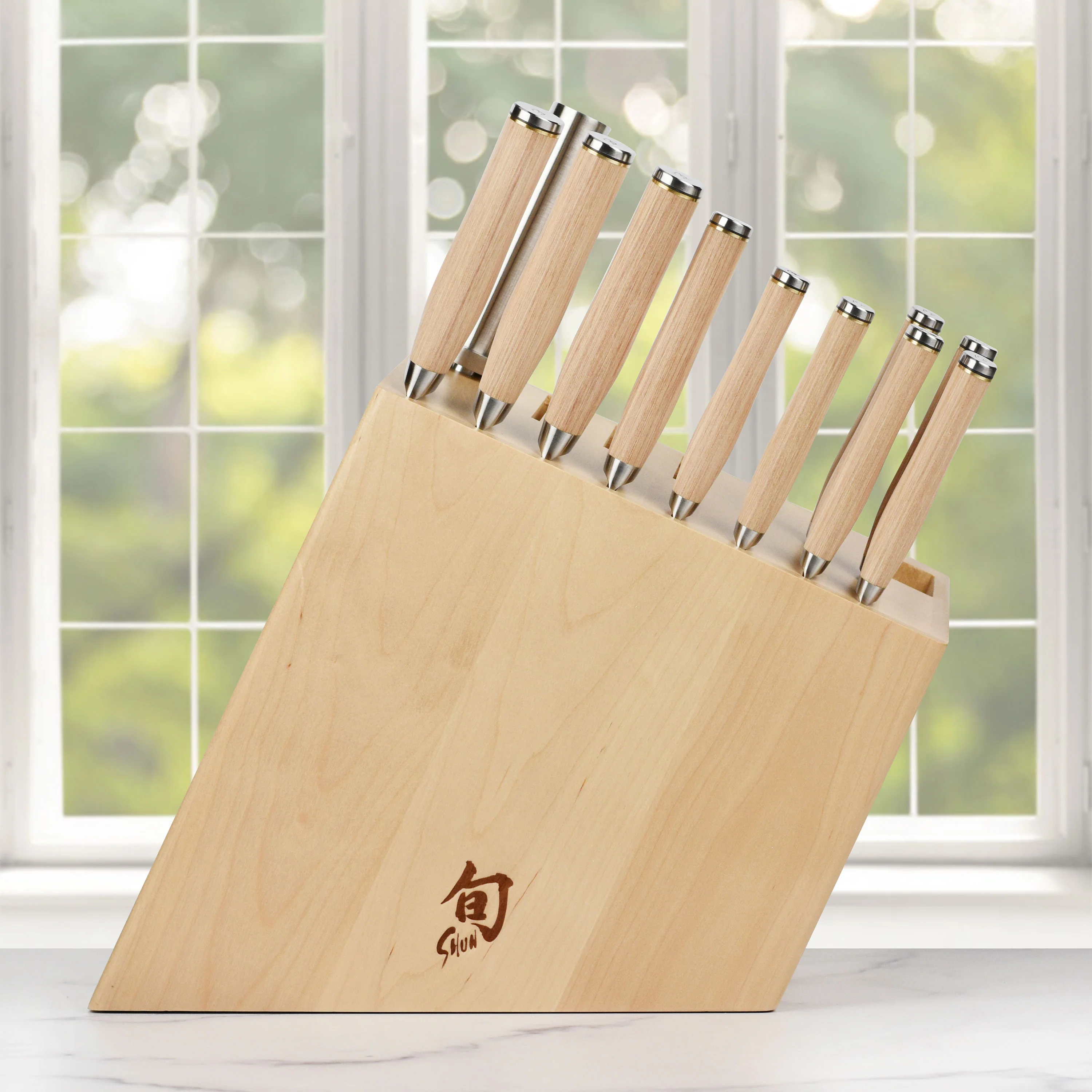Shun Premier Blonde 12 Piece Knife Block Set - Image 6