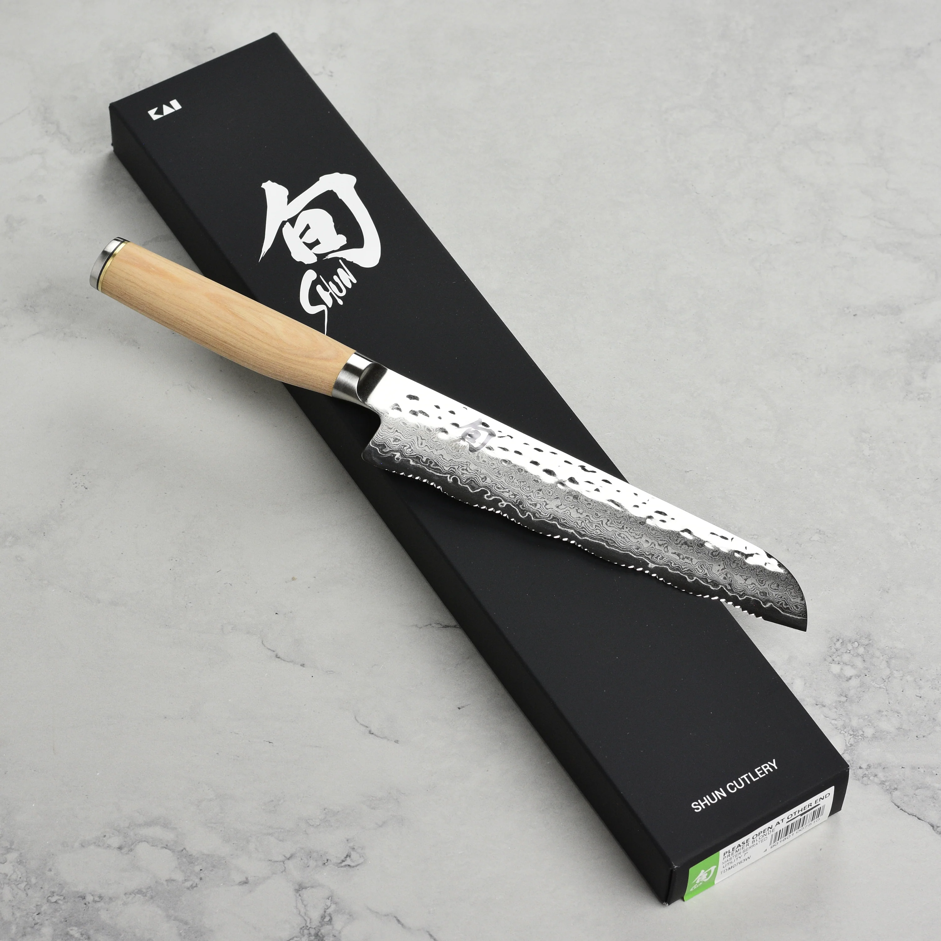 Shun Premier Blonde 7" Master Serrated Utility Knife - Image 3