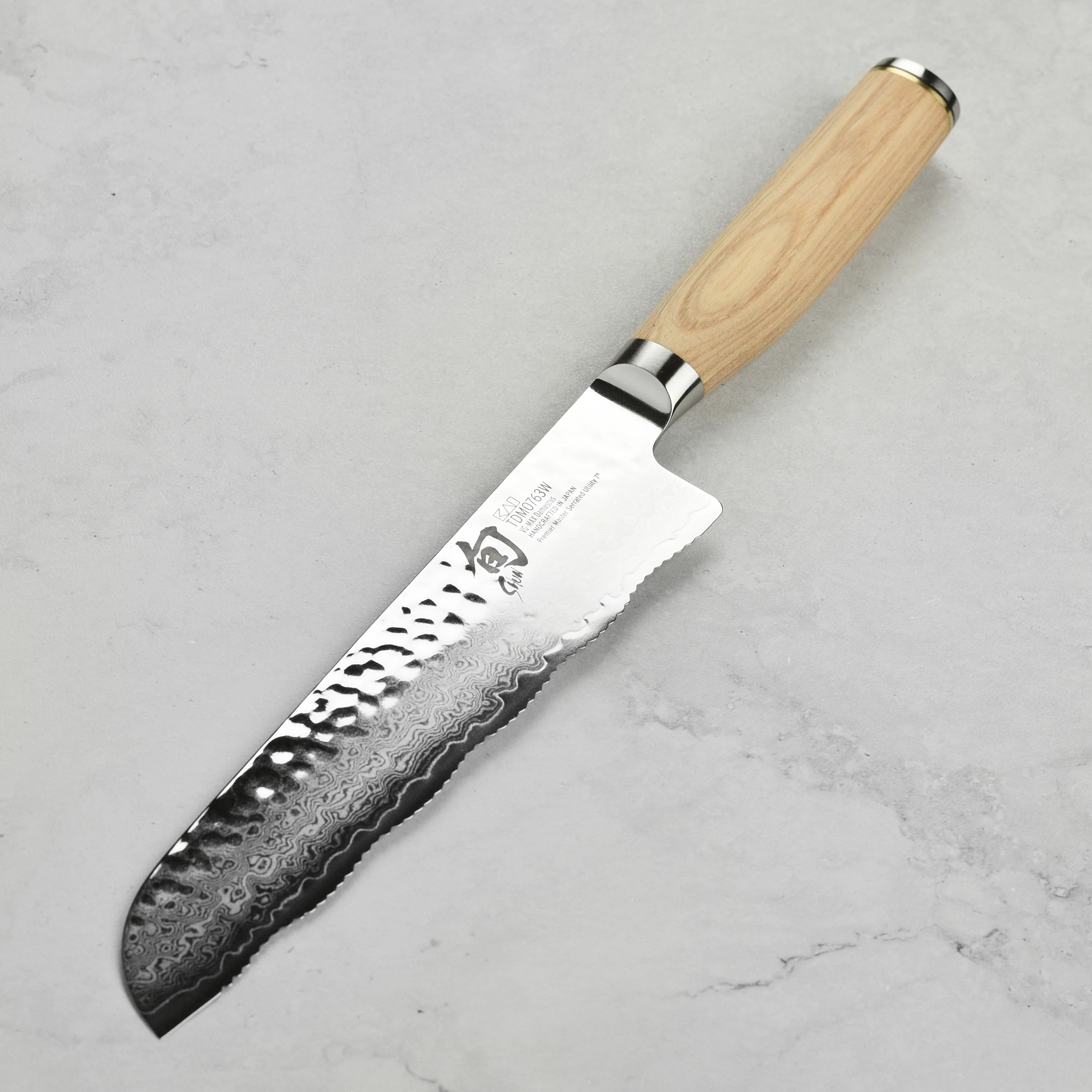 Shun Premier Blonde 7" Master Serrated Utility Knife - Image 6