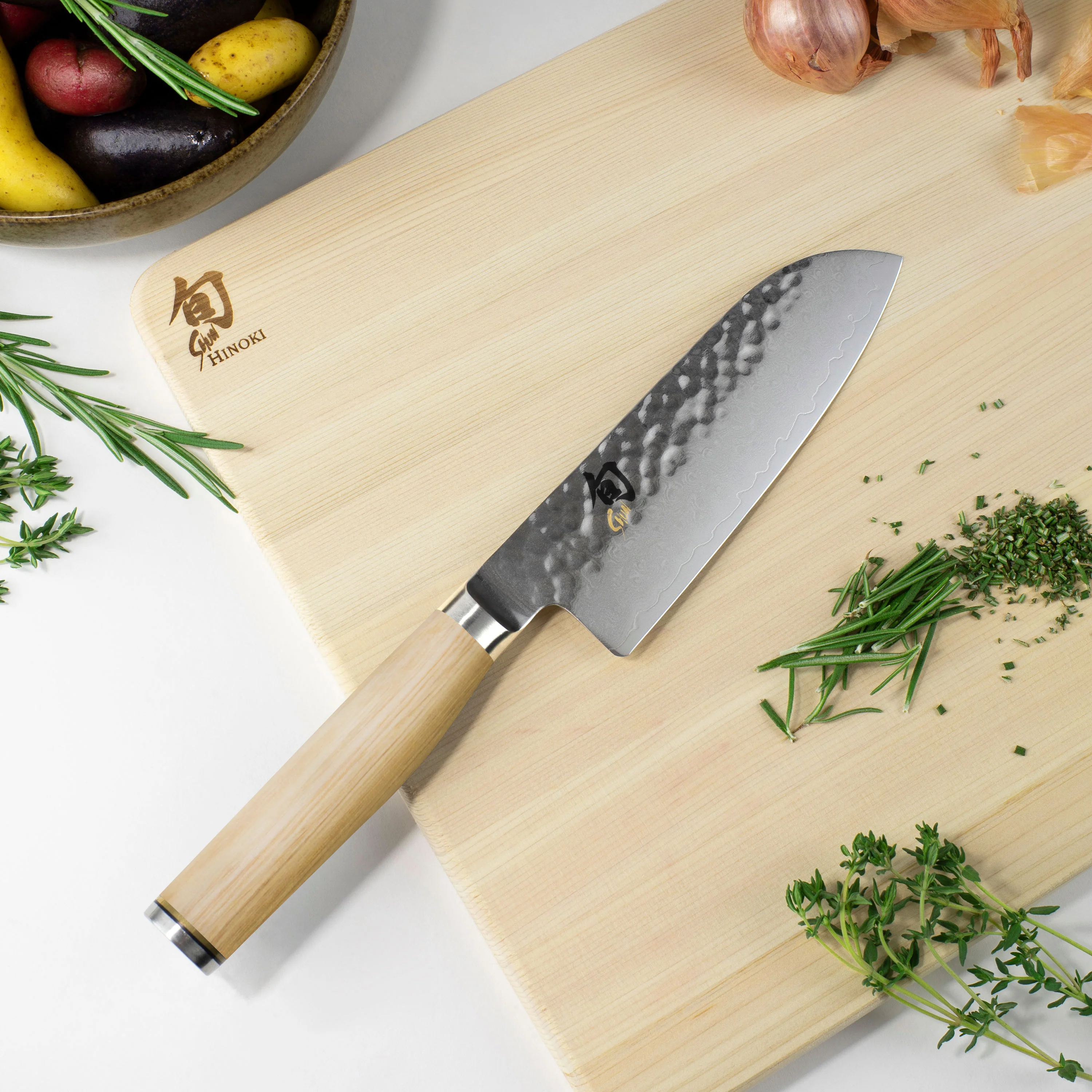 Shun Premier Blonde 5.5" Santoku Knife - Image 6