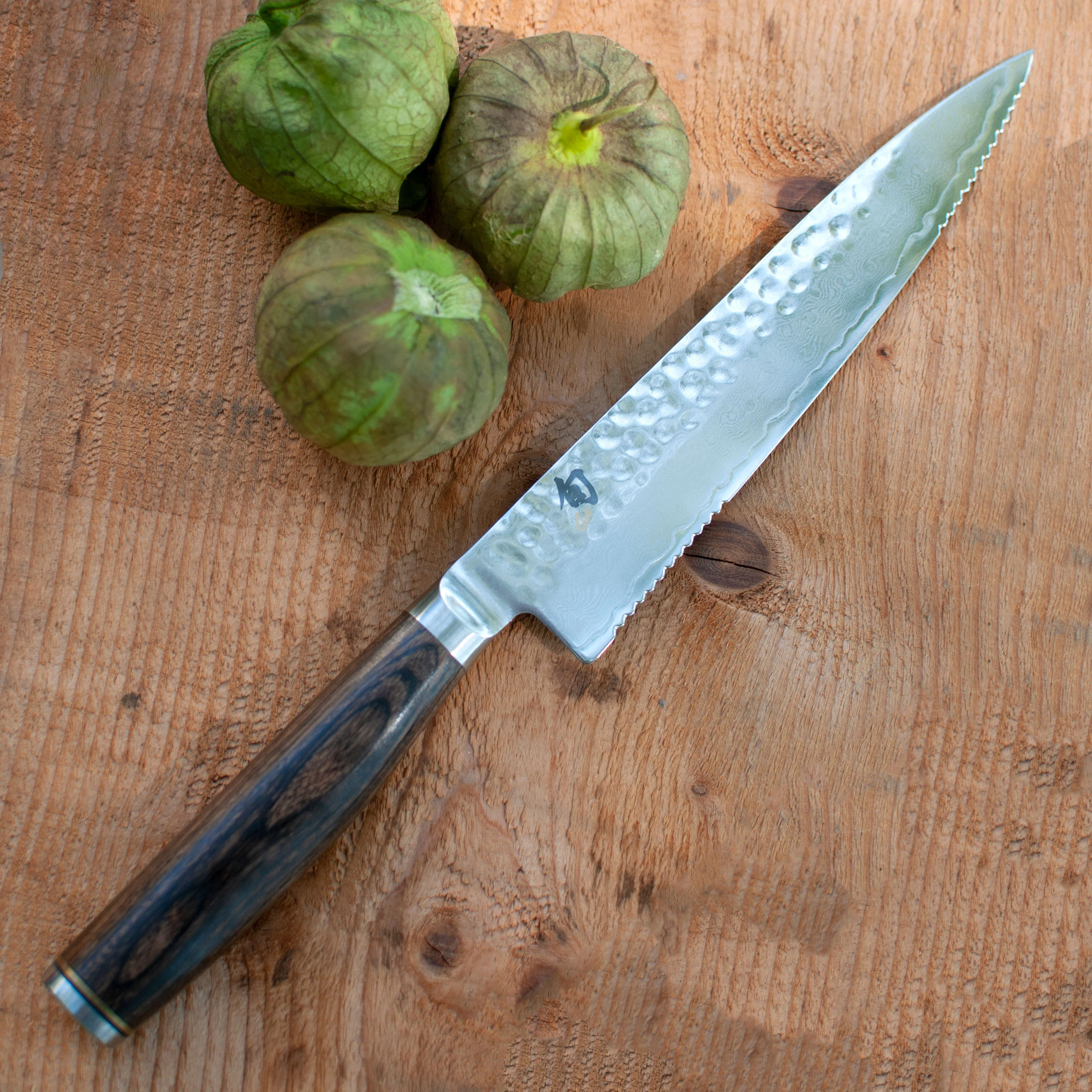 Shun Premier 6.5" Serrated Utility Knife - Image 4