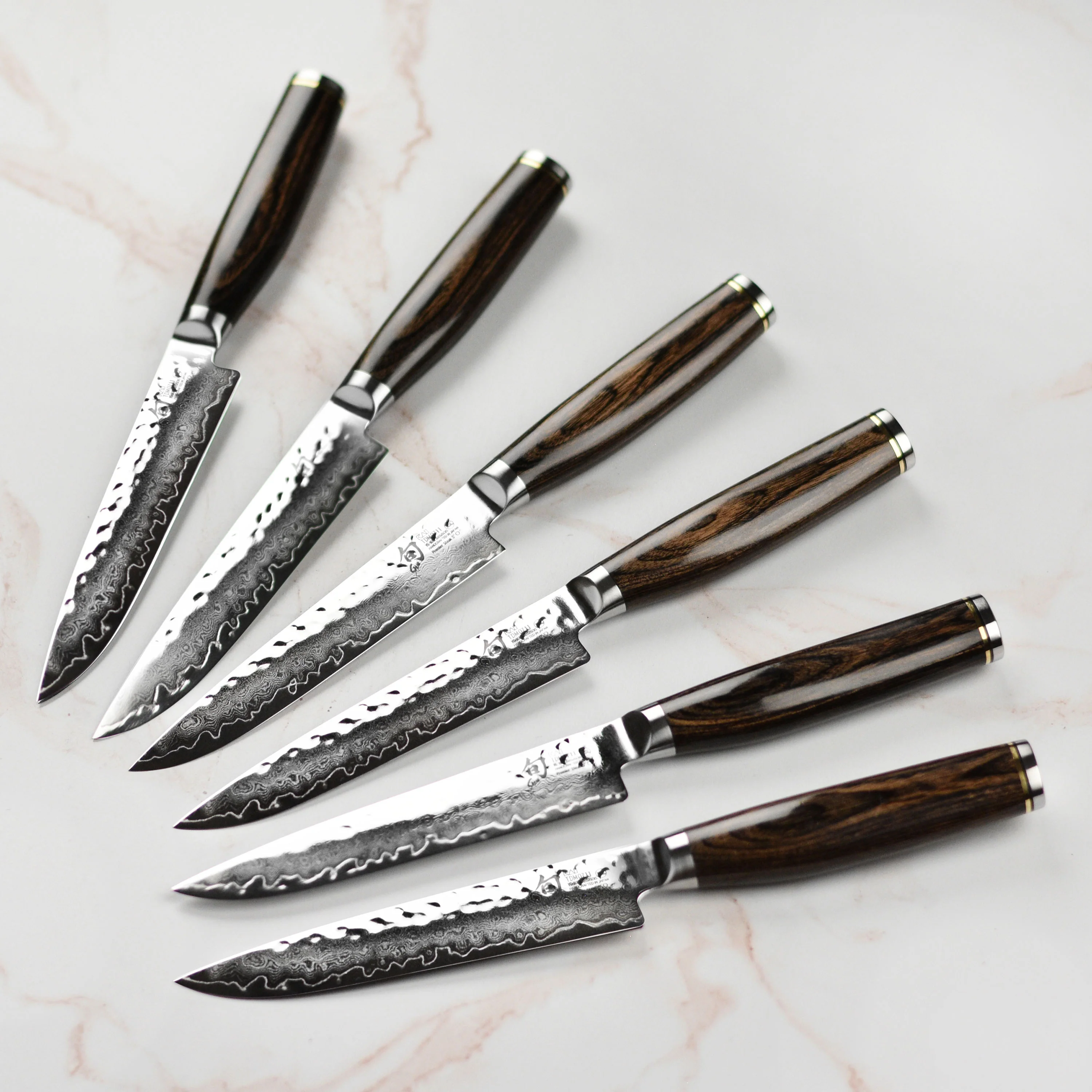 Shun Premier 6 Piece Steak Knife Set with Block - Image 7