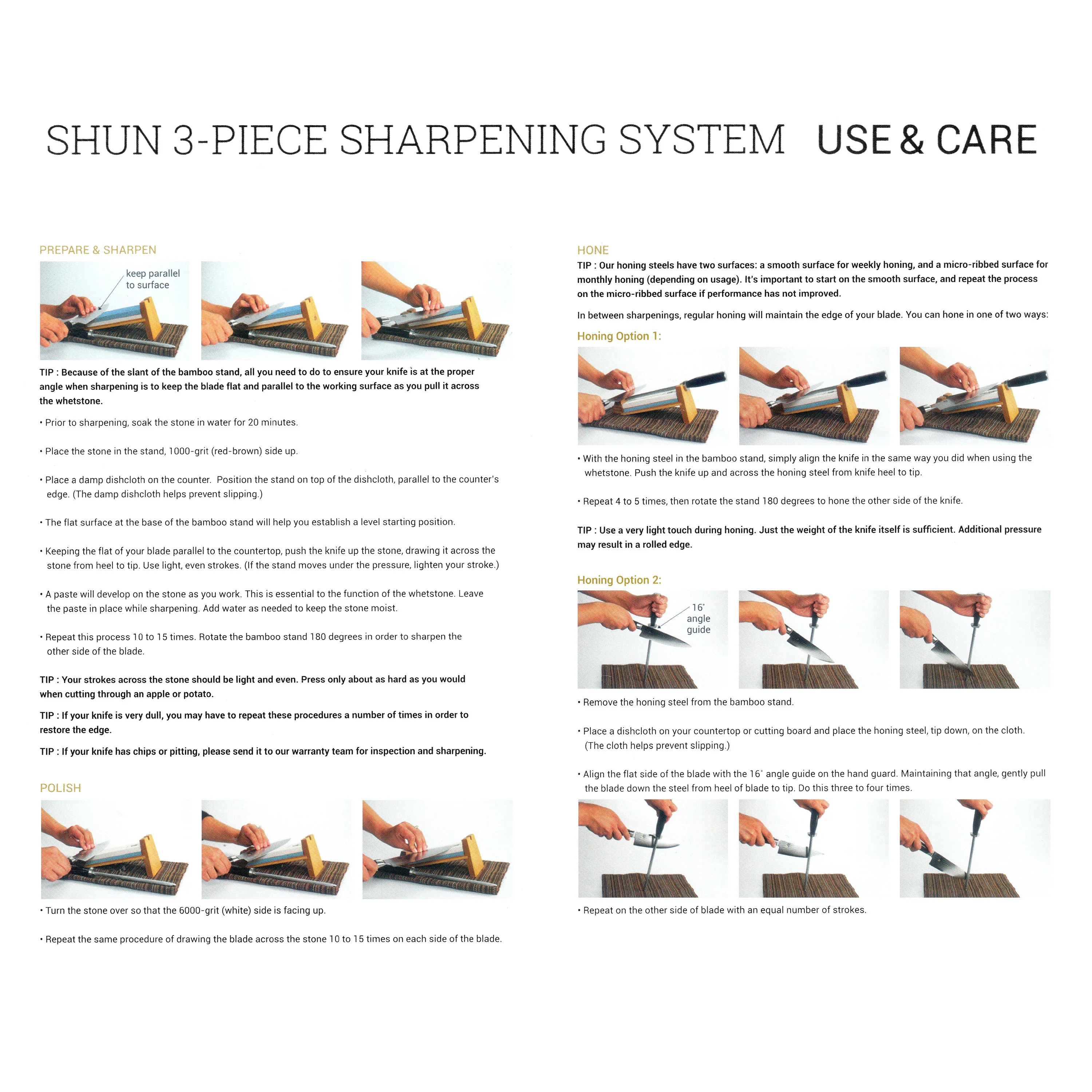 Shun 3 Piece Sharpening System - Image 7